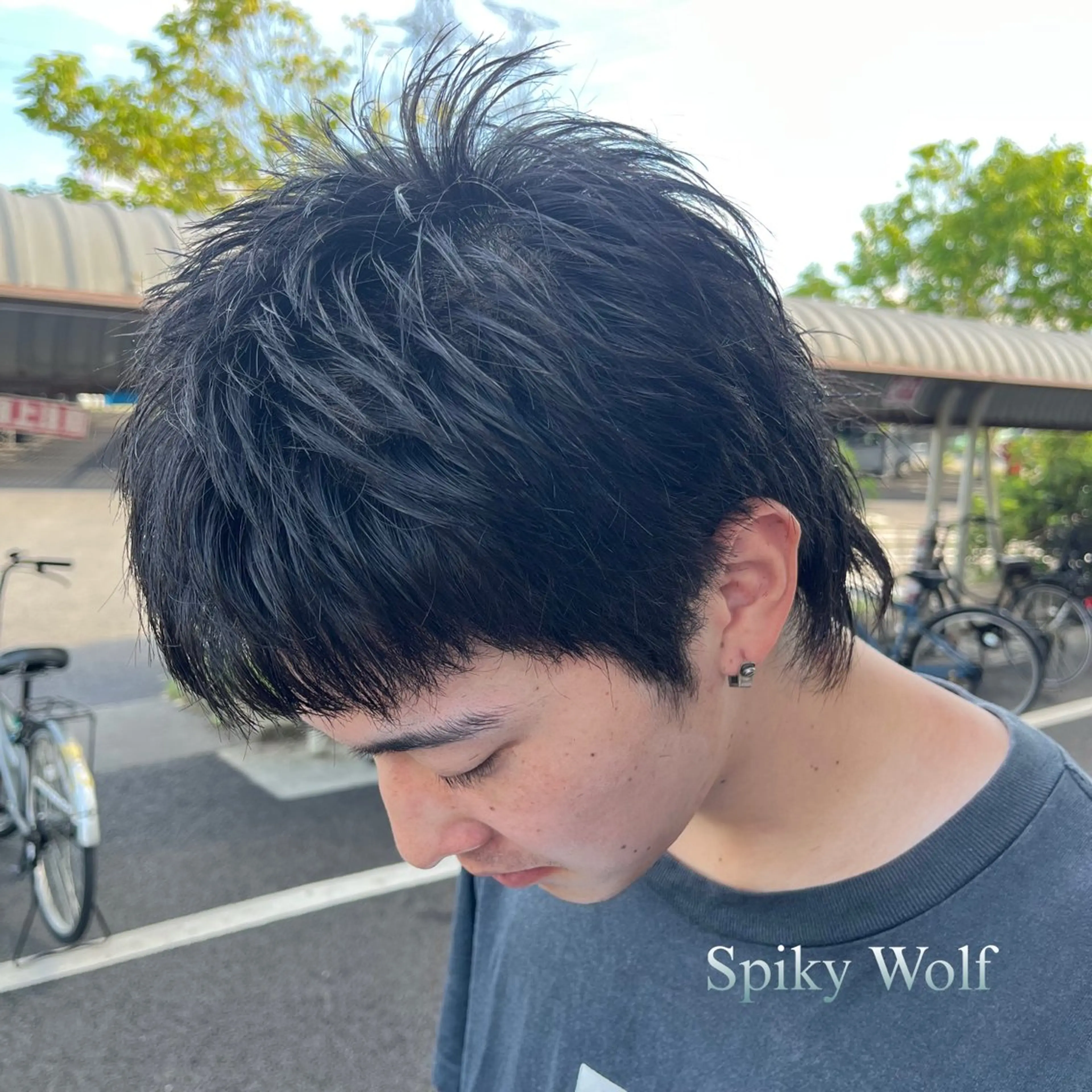 ショート メンズ メンズウルフカット ウルフカット KISEI ふうかのヘアスタイル