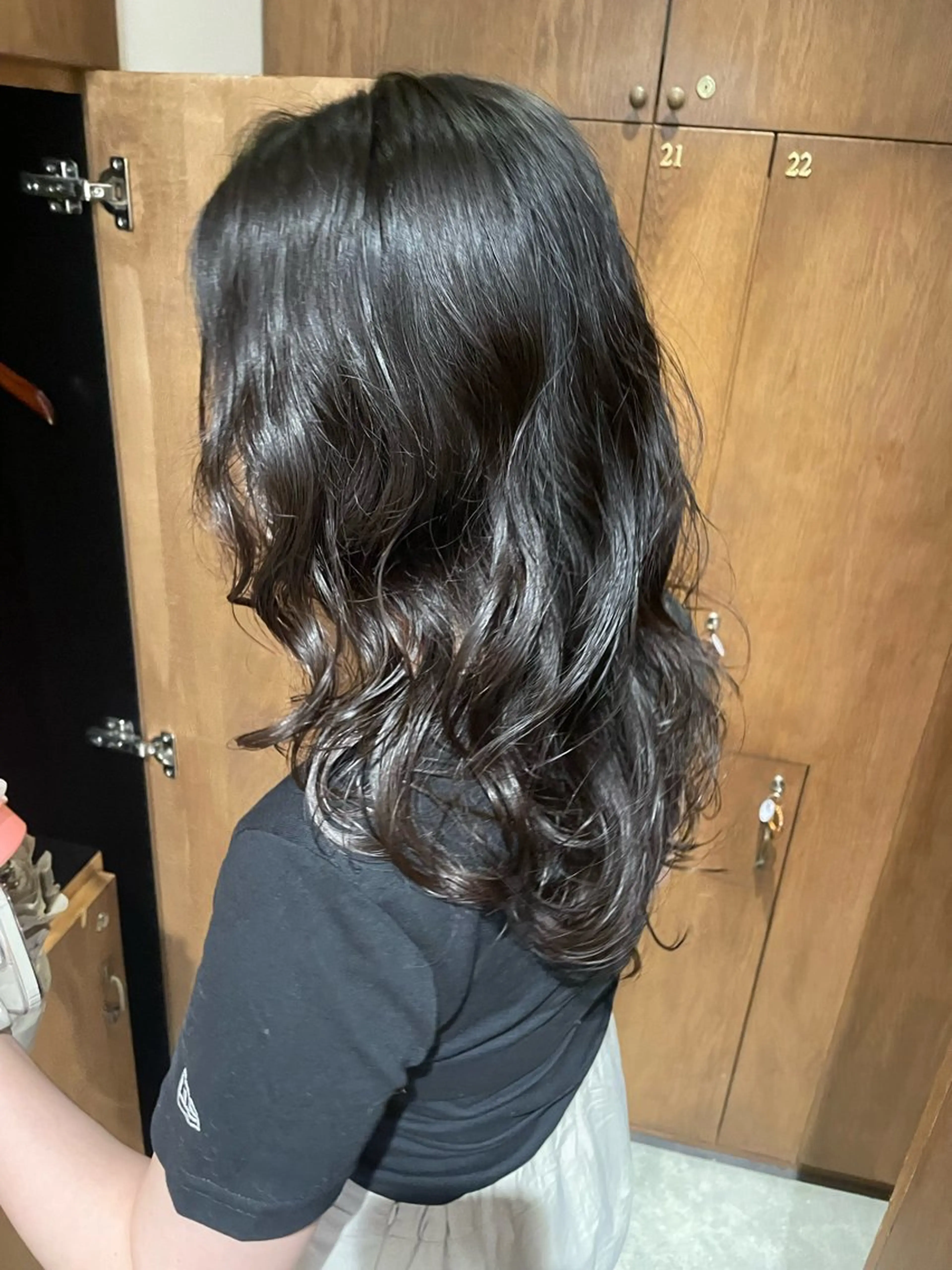 ミディアム パーマ 似合わせ♡レイヤー/ 暖色艶カラー/moeのヘアスタイル