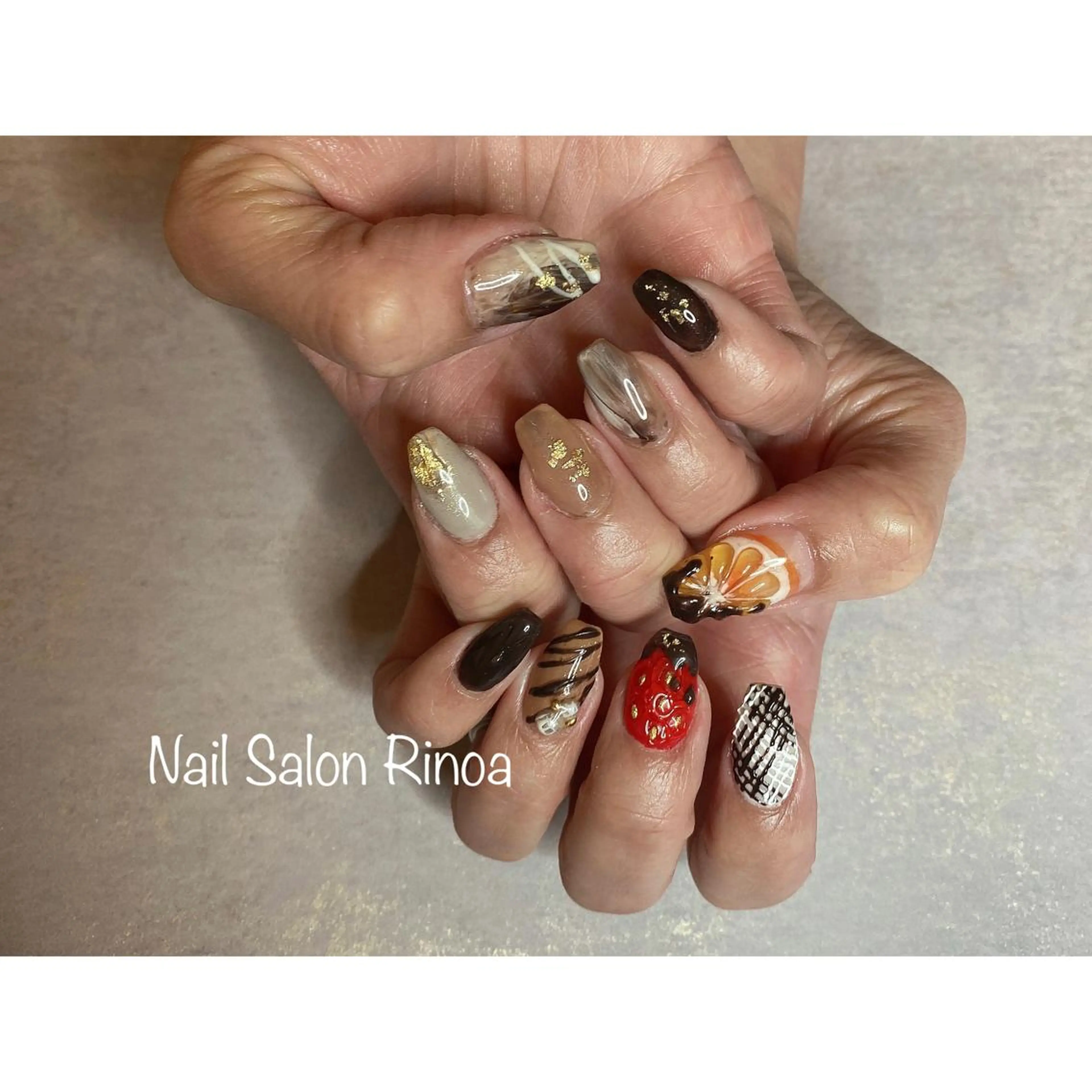 ネイル Nail Salon Rinoaのネイルデザイン