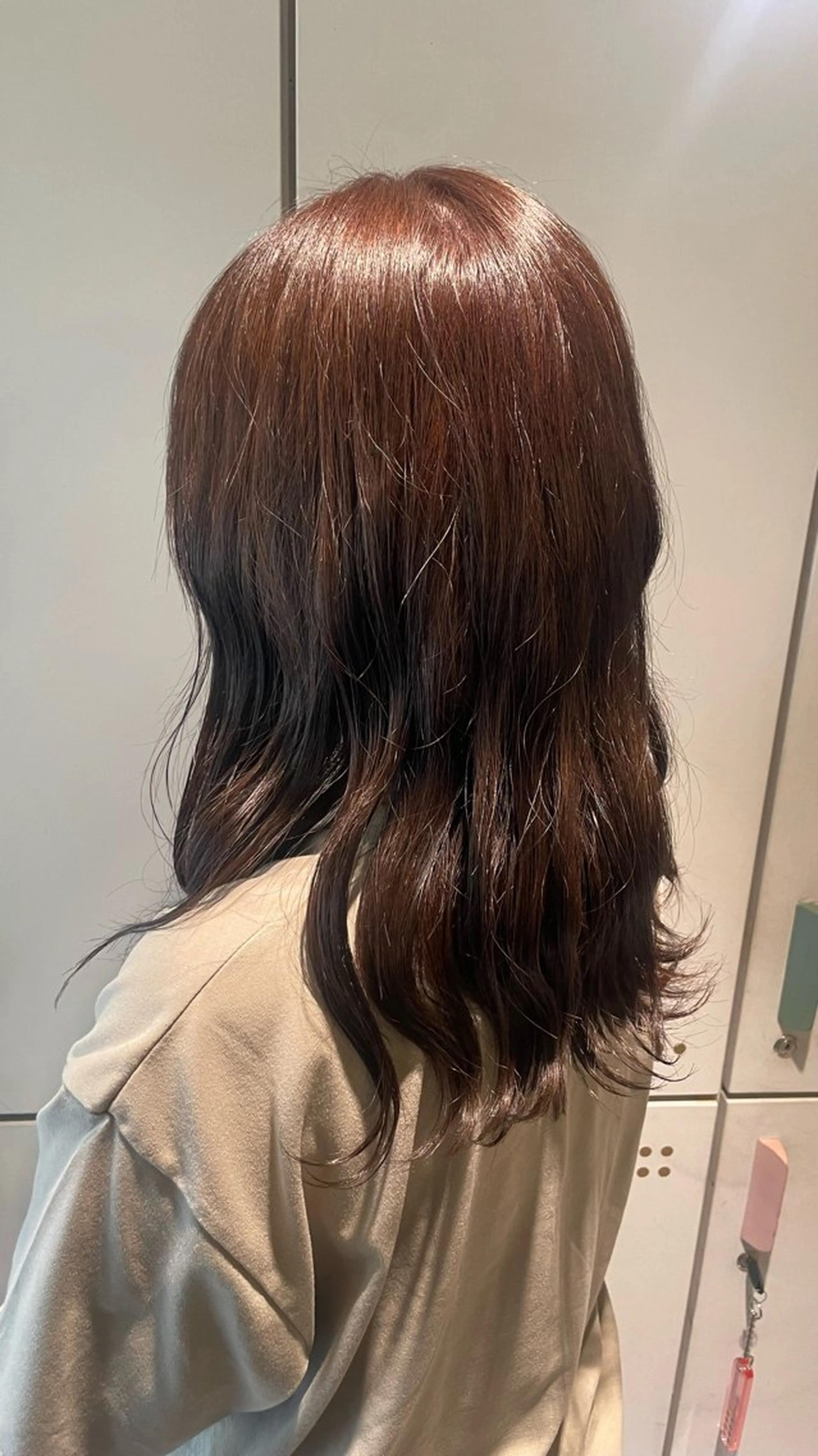 暖色カラー🍇＋4stepオージュアトリートメント(ロング料金あり)の写真