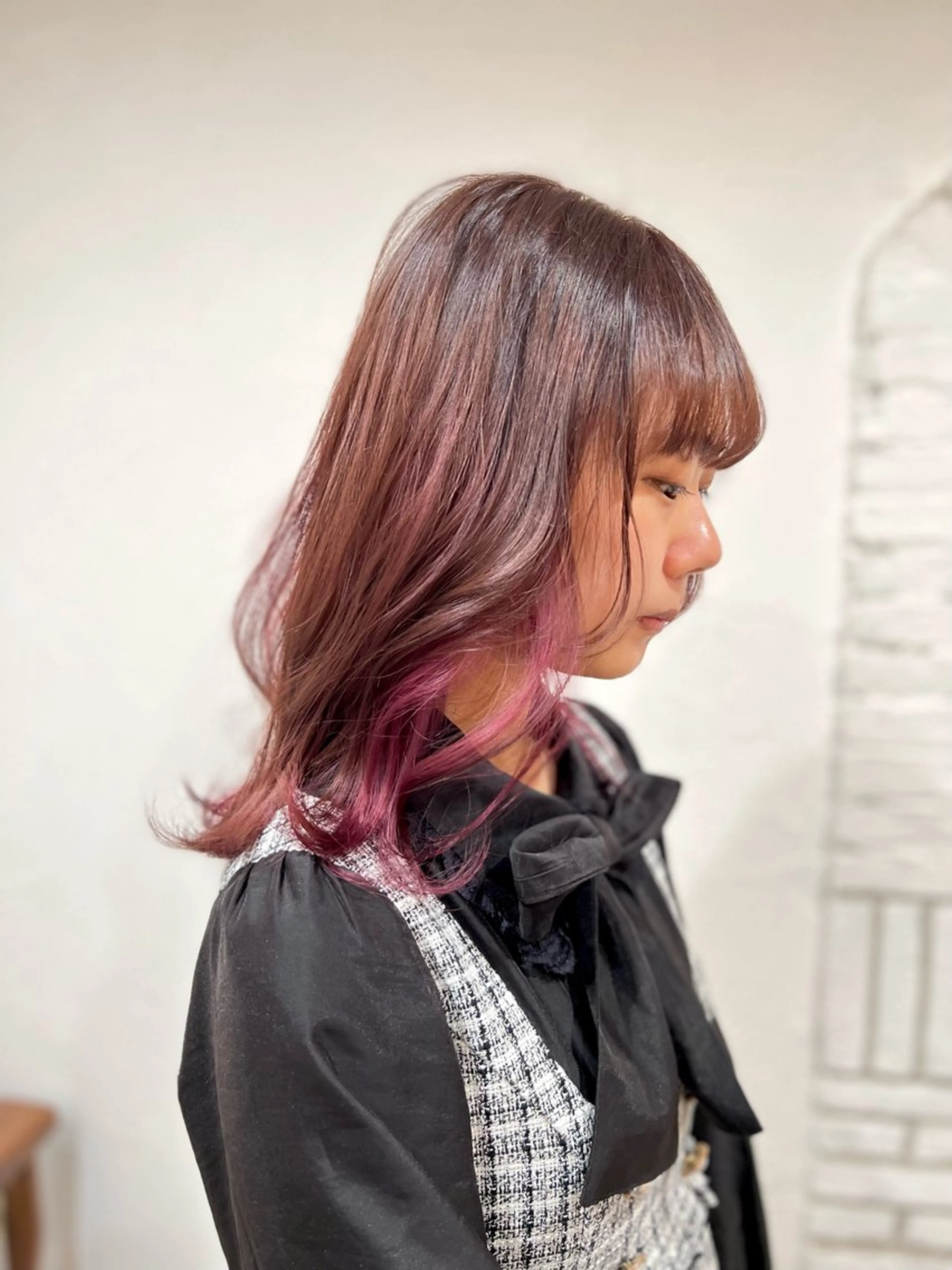 ロング ヘアカラー rebloom所属・山之内匠/艶カラー/ ハイトーン/ブリーチのヘアスタイル