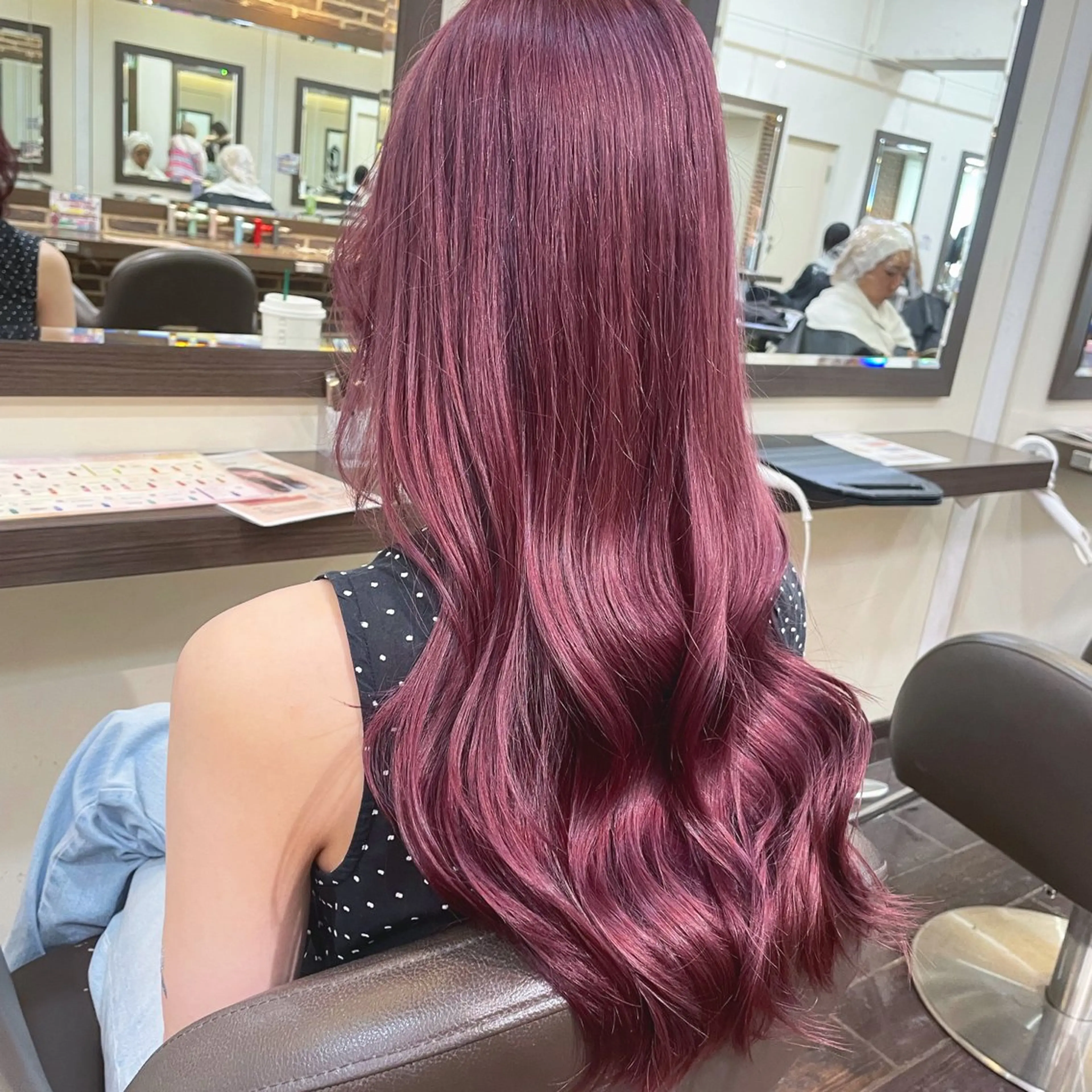 ロング カラー ヘアカラー ‪るか/‪透明感 カラー/アレンジのヘアスタイル