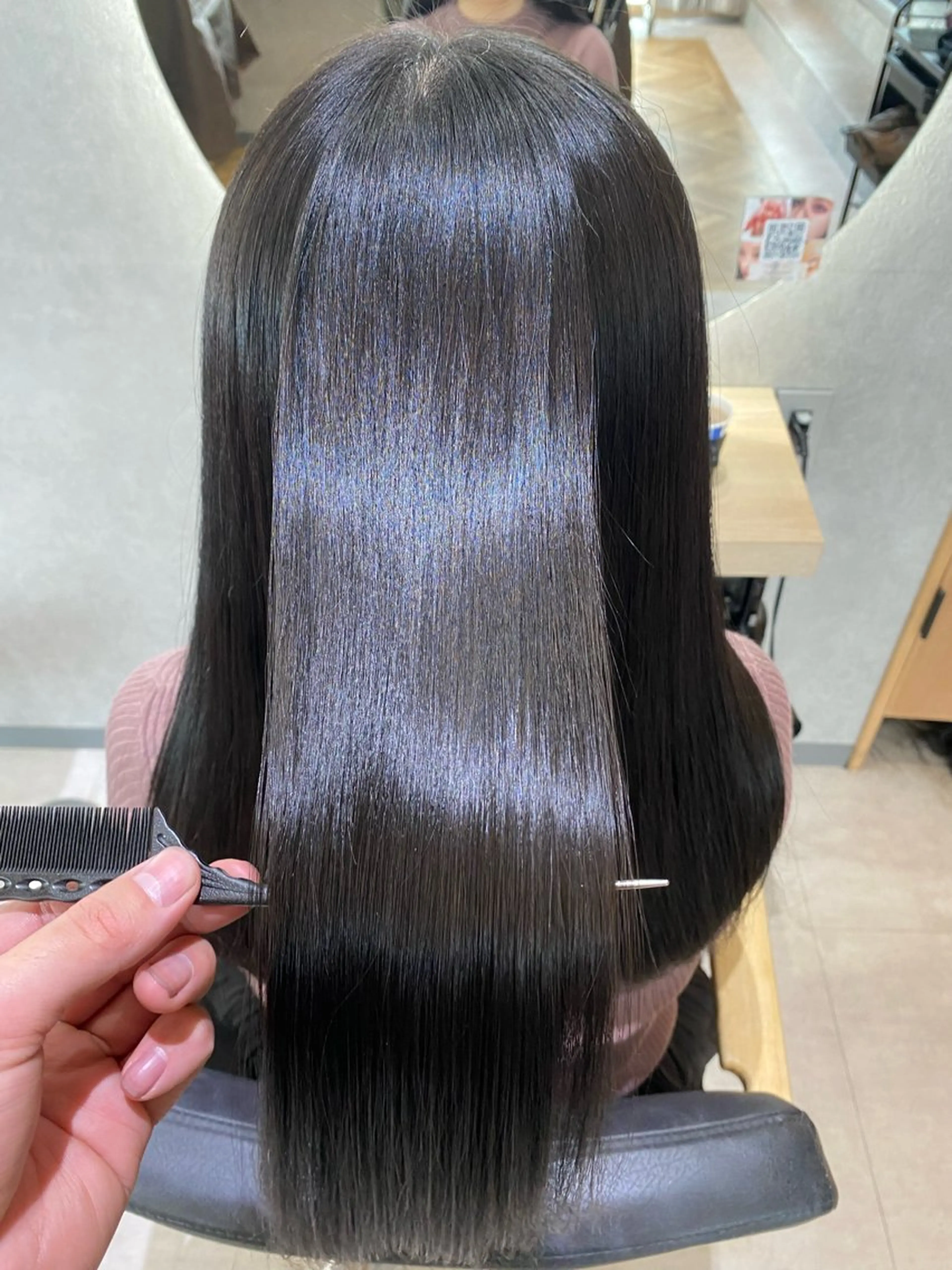 ロング トリートメント men'ssalon Zina天神所属・✨髪質改善/顔周りカ ット/縮毛矯正✨三隅のヘアスタイル