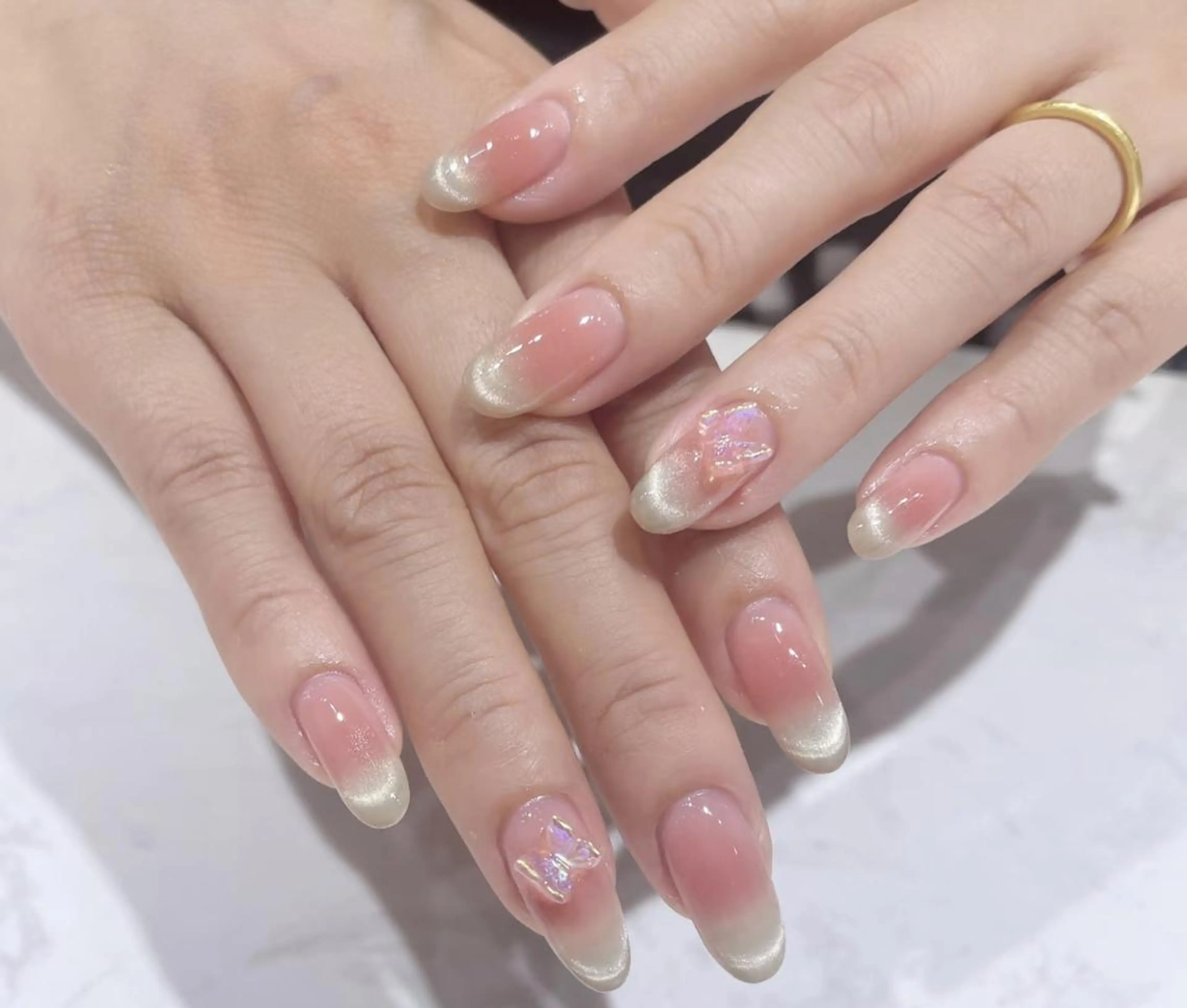 ネイル ハンドネイル ハンドケア 🍑 momo_nailのネイルデザイン