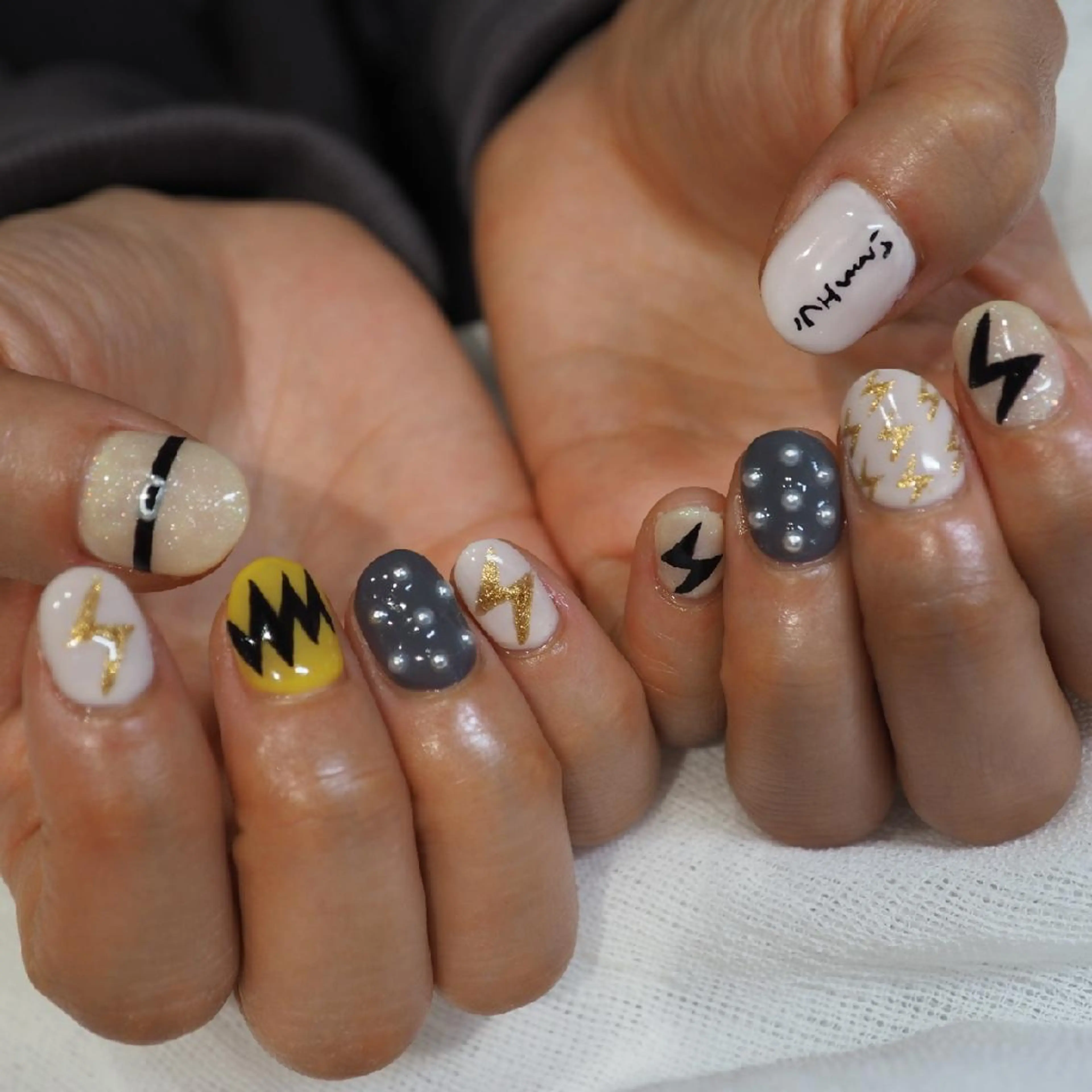 ネイル アートネイル ハンドネイル infinity skyのネイルデザイン