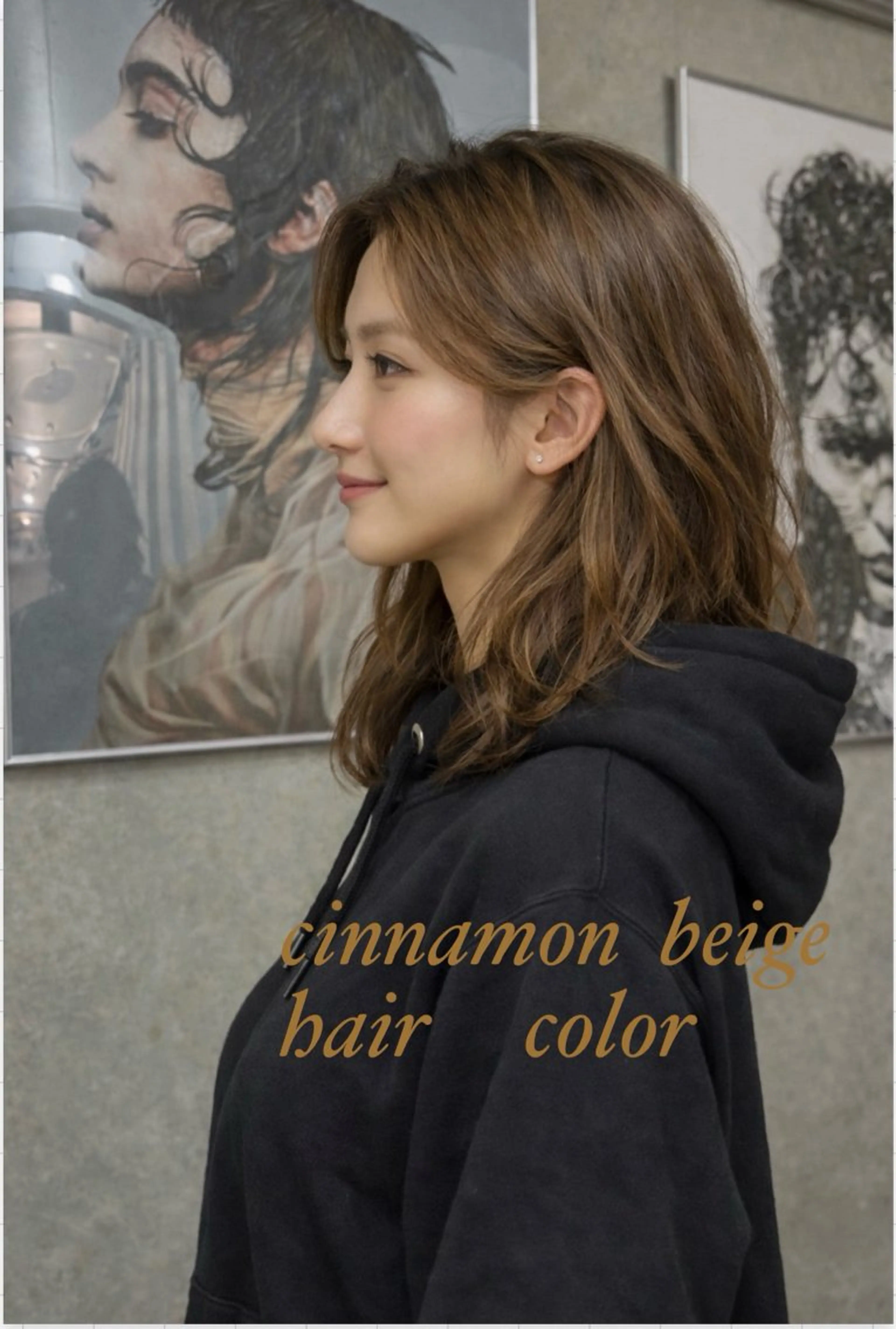 セミロング カラー カット ヘアカラー トリートメント M.SLASH 辻 孝志のヘアスタイル