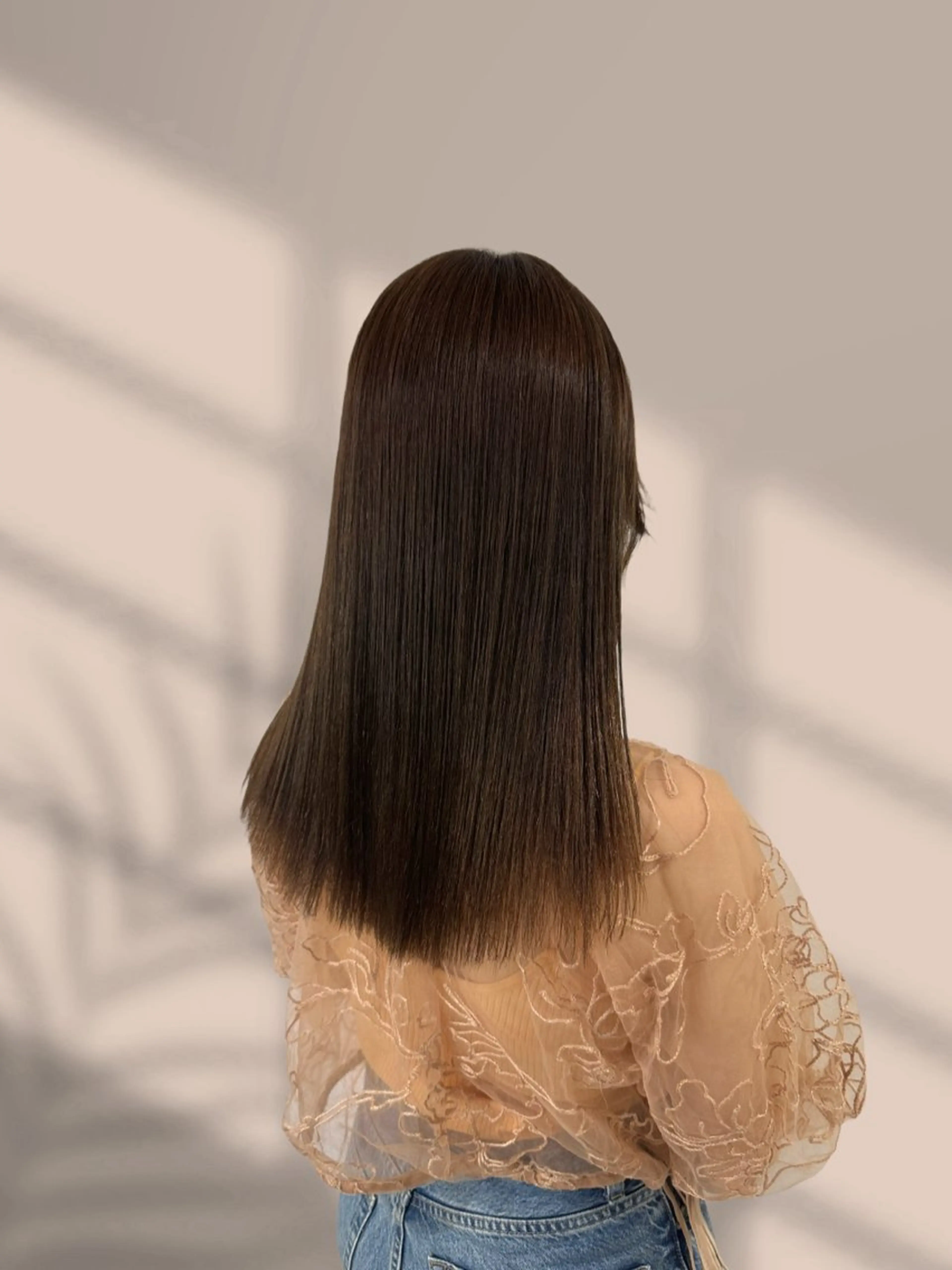 ロング カラー ヘアカラー くすみミルクティー／ ブラウン🪡TOWAのヘアスタイル