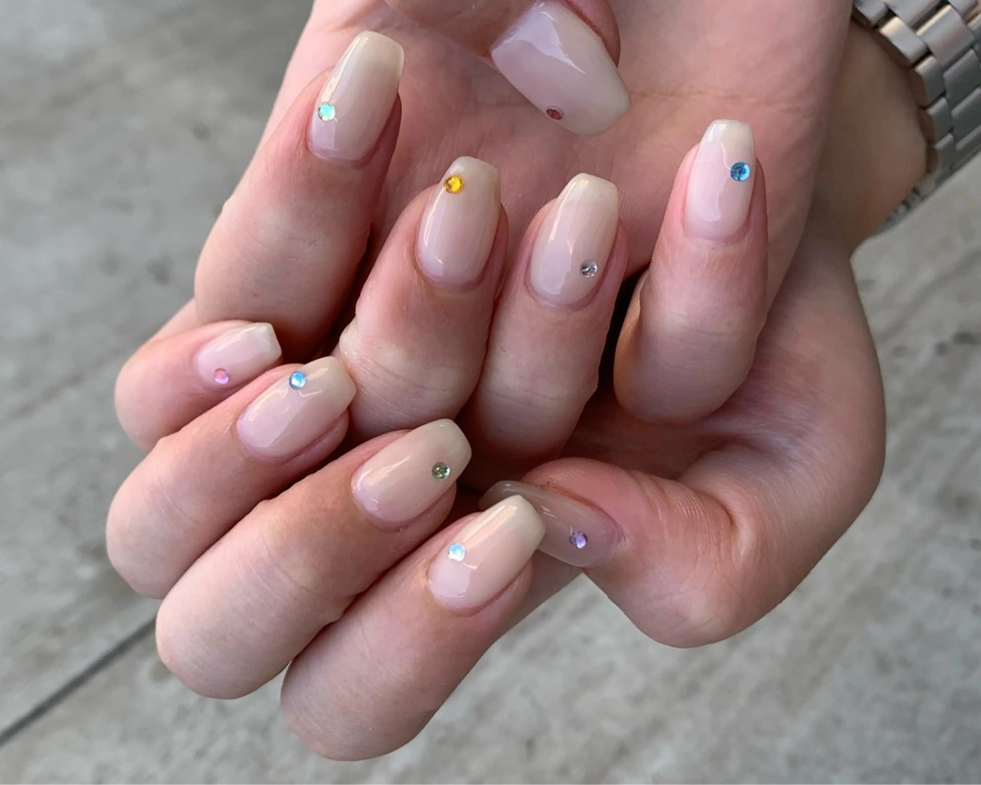 ネイル ハンドネイル YUKIMO🍎名駅 /ニュアンスのネイルデザイン