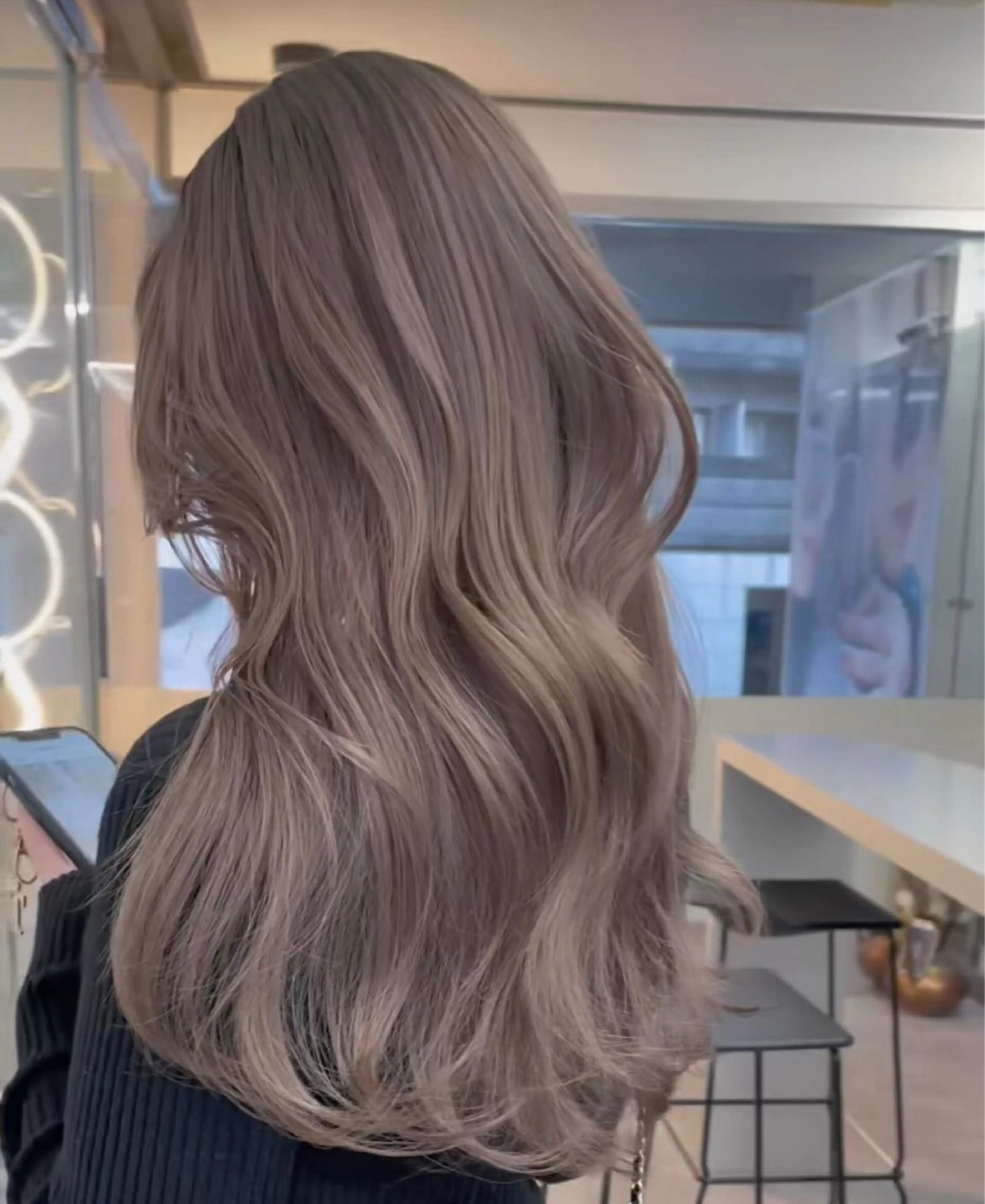 ロング カラー ブリーチ/髪質改善/ アフロ美容師しゅんのヘアスタイル