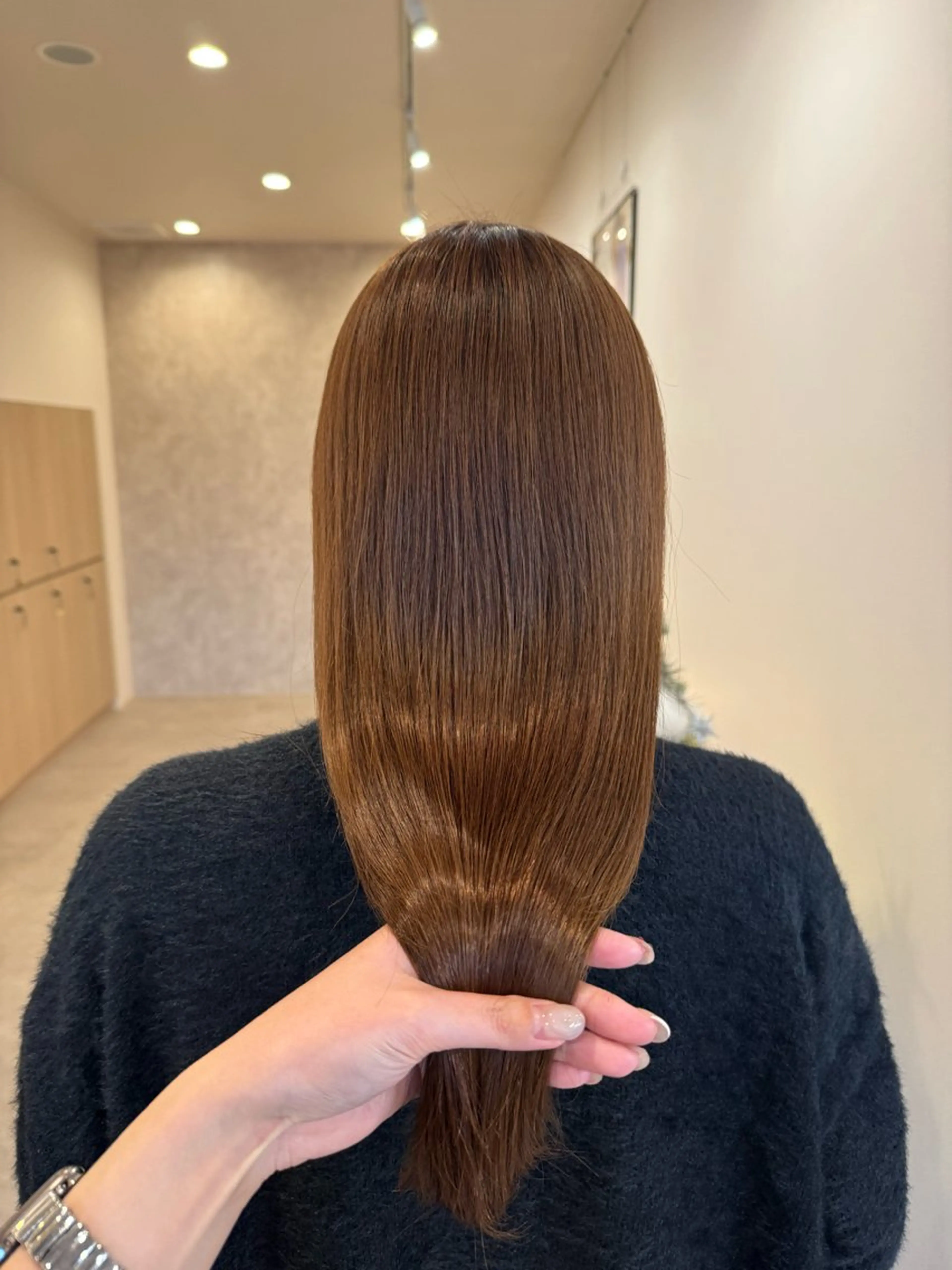 ロング カット ヘアカラー トリートメント ともか/美髪透明感 カラー/顔周りカットのヘアスタイル