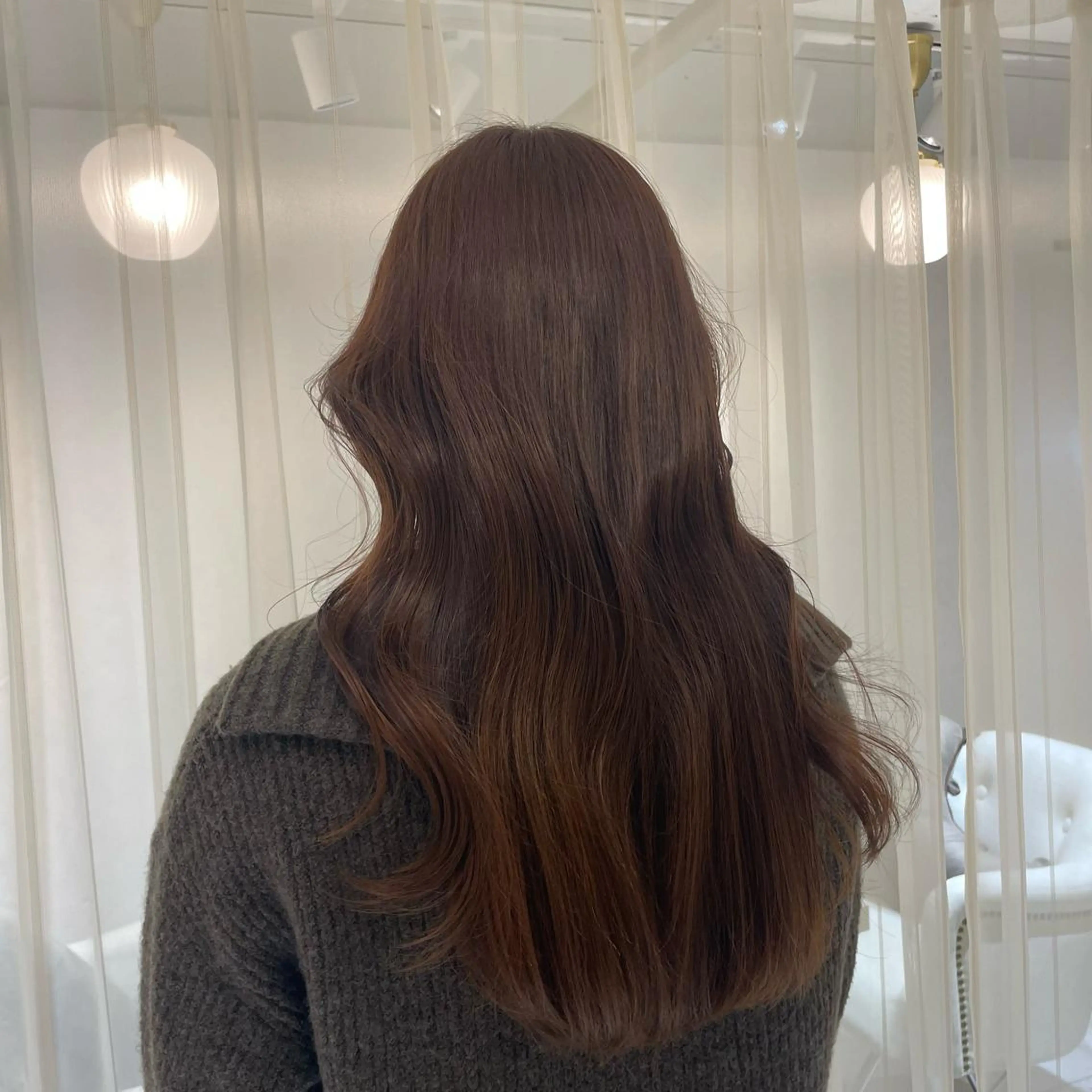 ロング ヘアカラー トリートメント ヘッドスパ マホ/日吉/髪質改善 /レイヤー/ガーリーのヘアスタイル