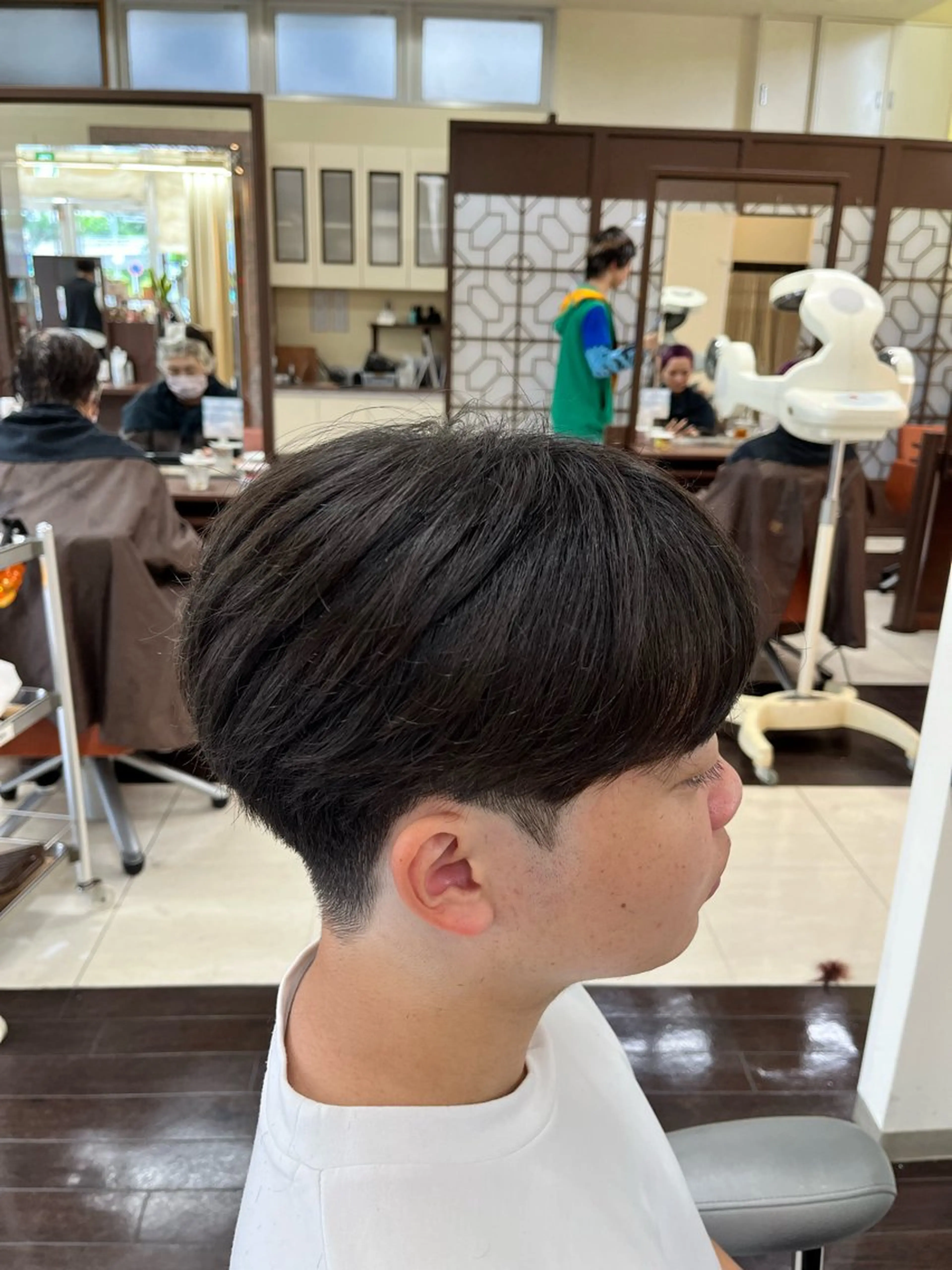 ショート メンズ マッシュ シースルーマッシュ 刈り上げ AROH  men's cut&men's perm 船橋店所属・🧊メンズ特化🧊 高木航希のヘアスタイル