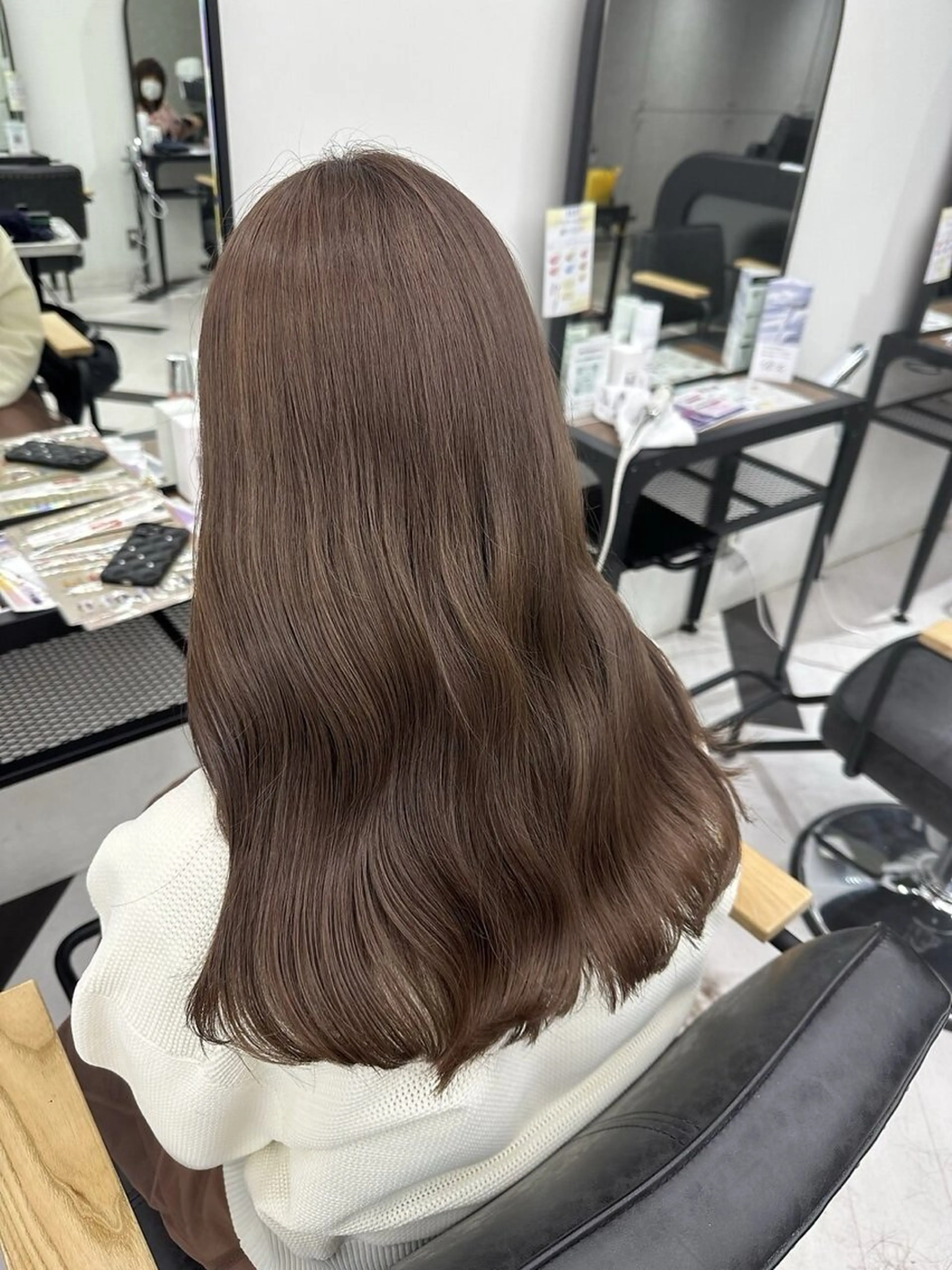 🍪ふんわりBrown color🤎[ ﾄﾘｰﾄﾒﾝﾄ付き ](ロング料金・スタイリング込) 茶髪/ブラウンカラーの写真