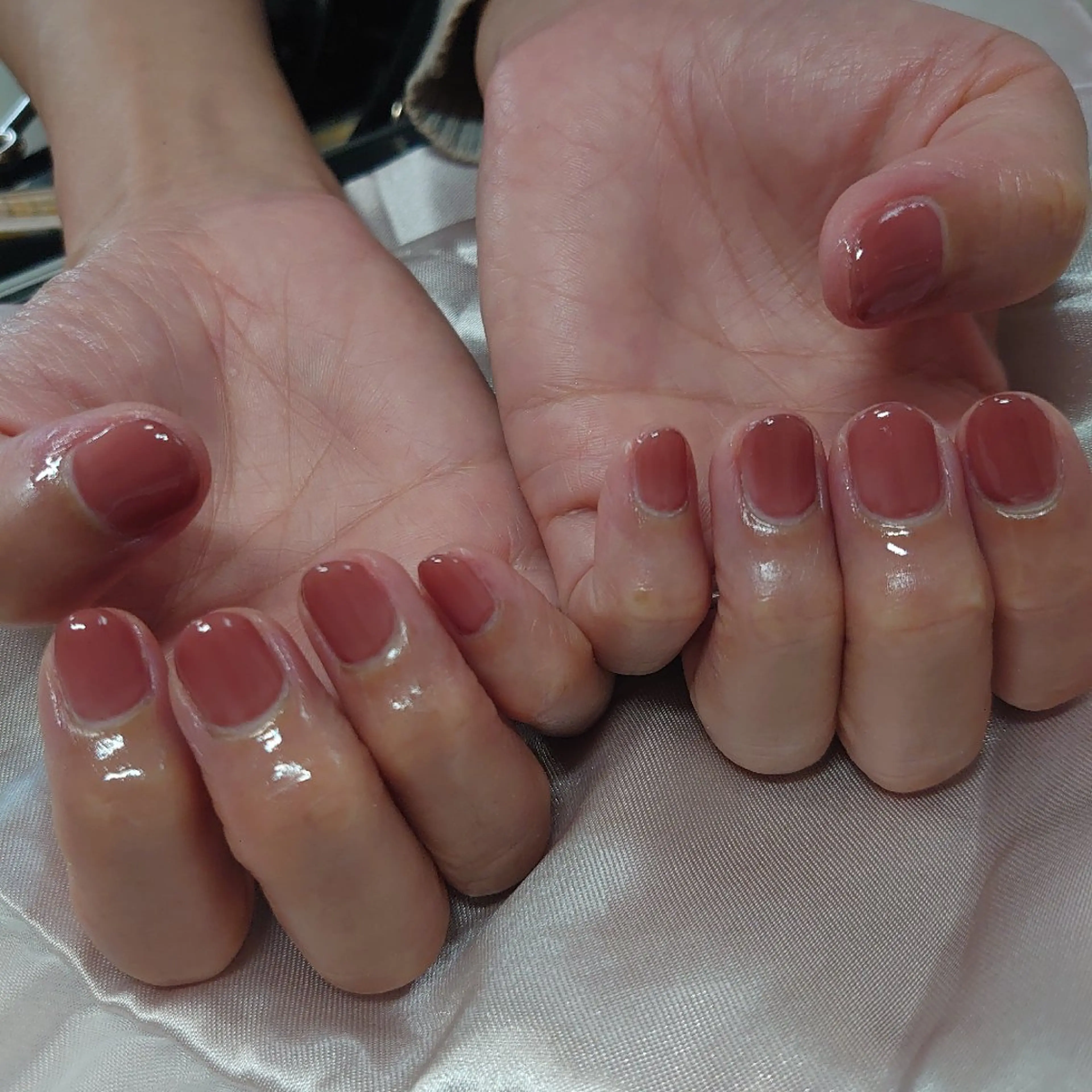 ネイル ワンカラーネイル ショートネイル ハンドネイル MANA MANAのネイルデザイン