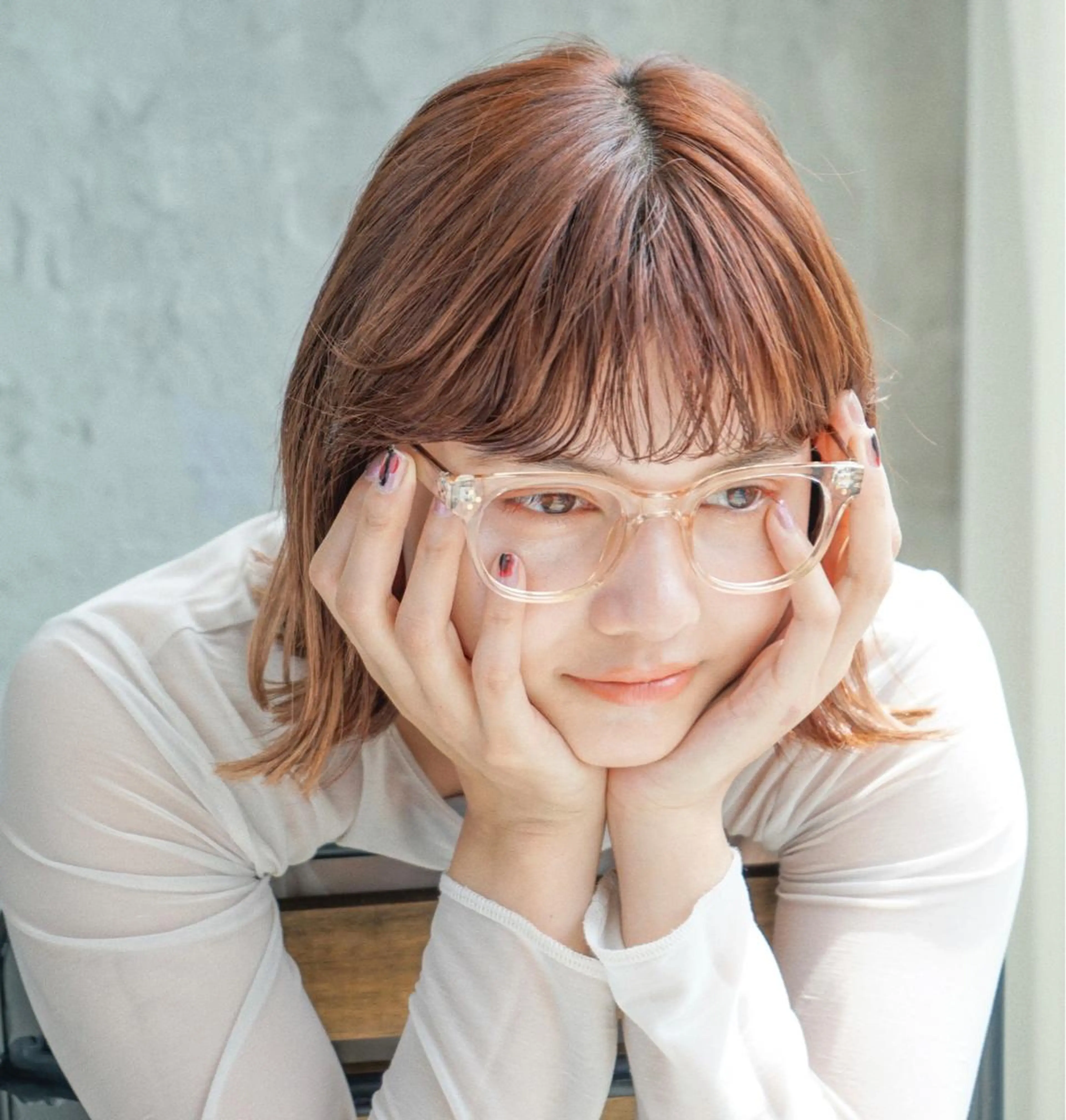 ミディアム 中山 丈也のヘアスタイル