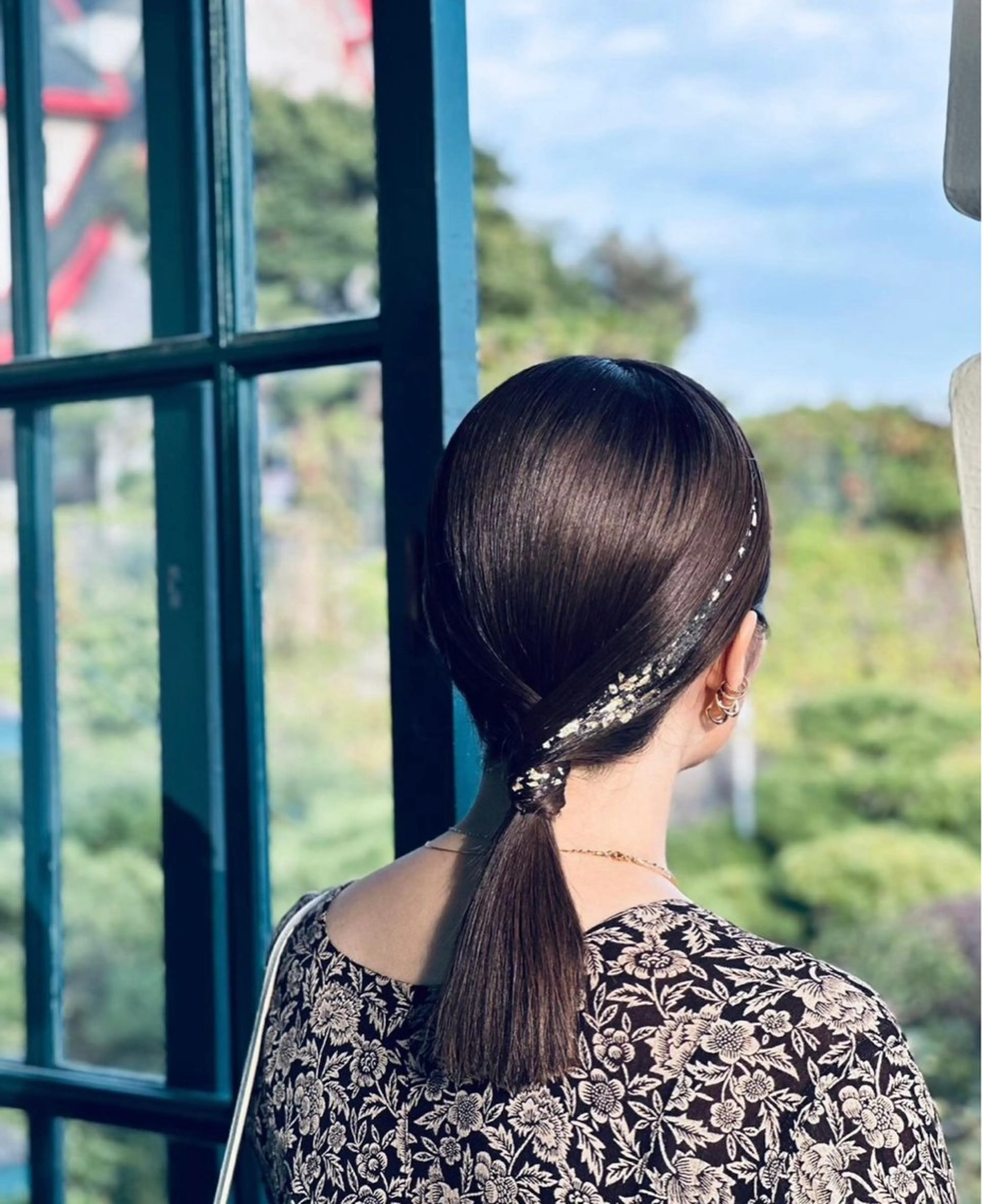 ミディアム ヘアアレンジ ヘアセット 川越 輝梨奈のヘアスタイル