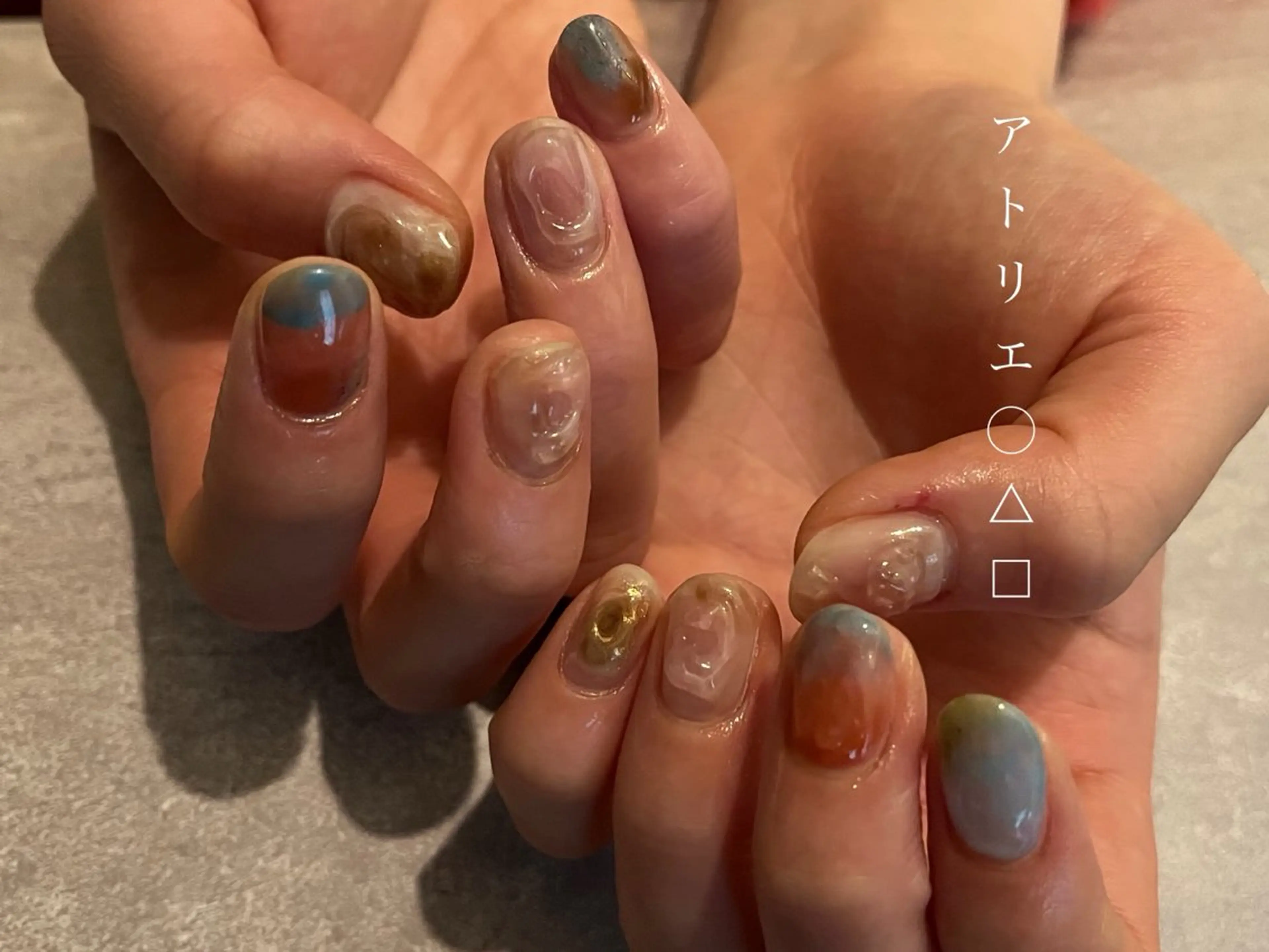 ネイル ハンドネイル アトリエ ○△□のネイルデザイン