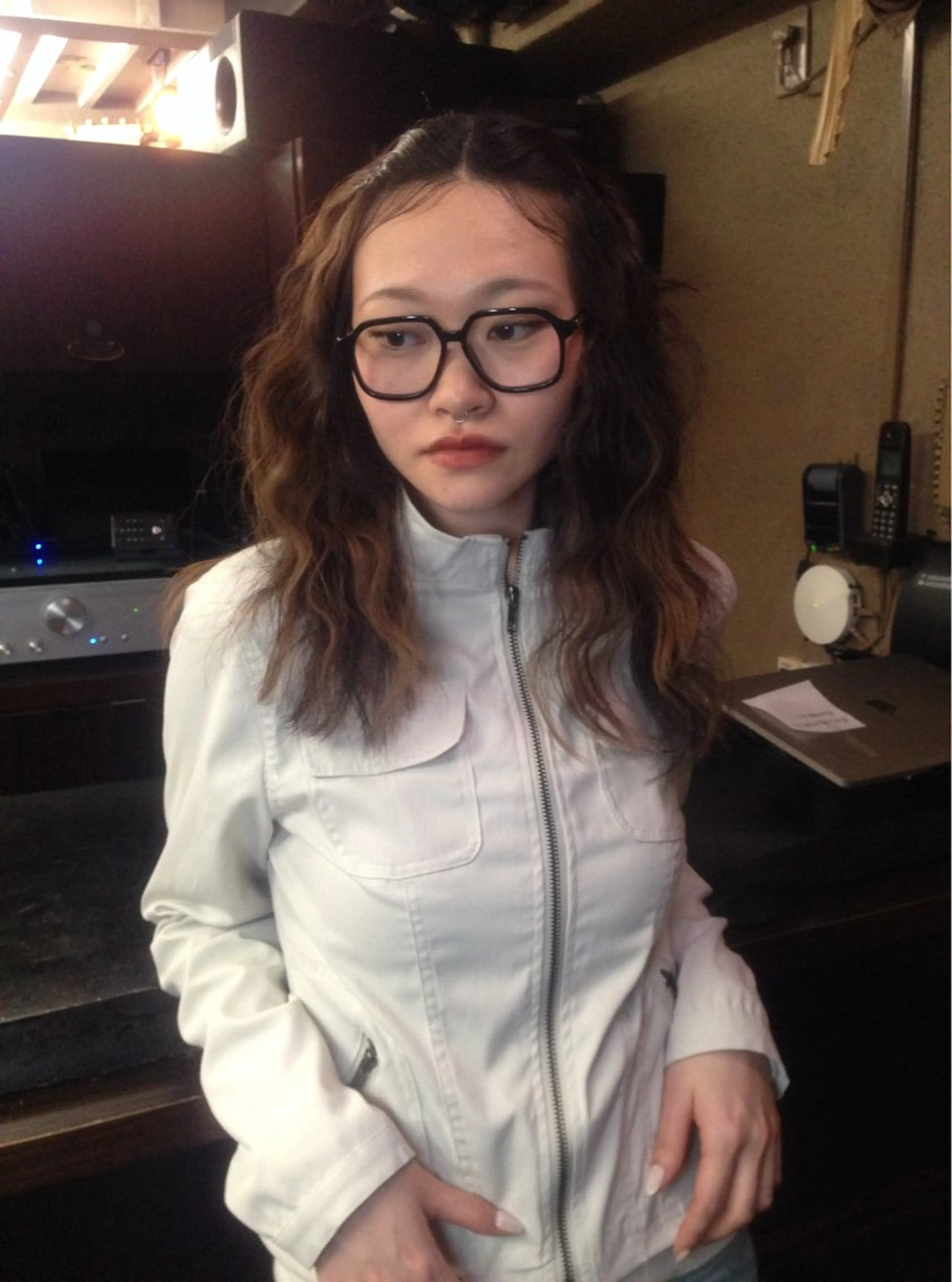 セミロング カラー toshima akariのヘアスタイル