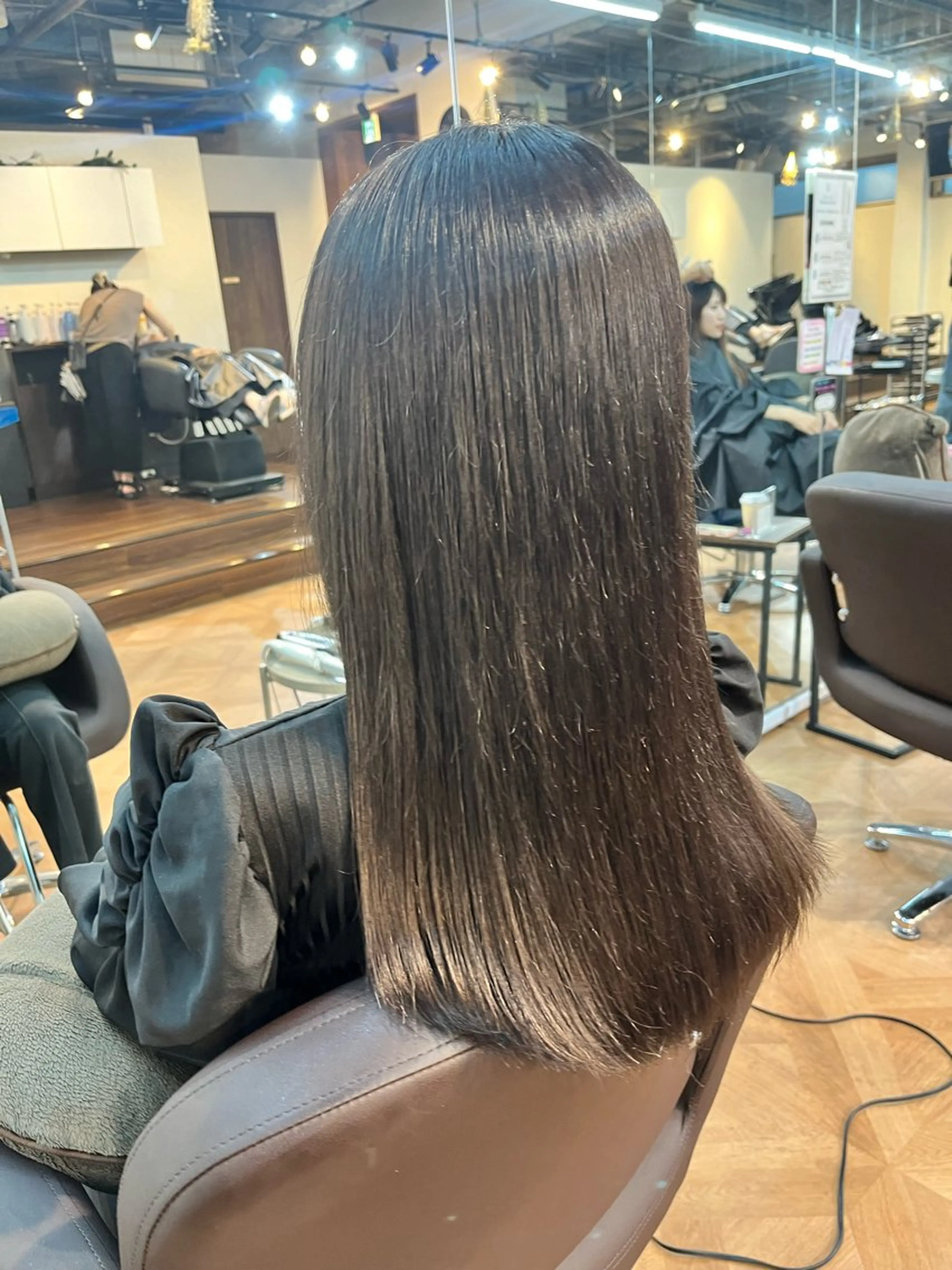 ロング チョコレートブラウン 🍒Ayana🍒 艶カラー🍒のヘアスタイル