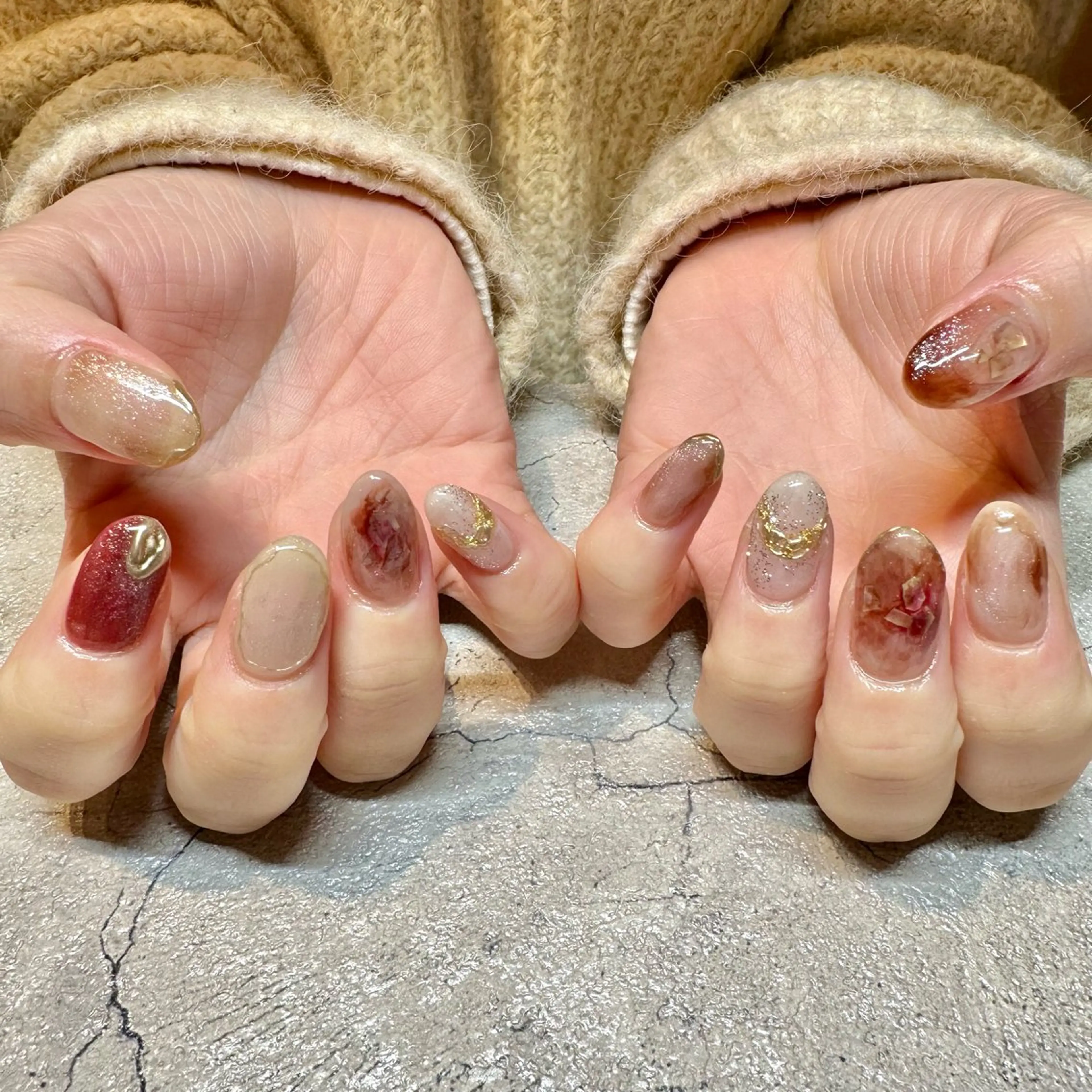 ネイル ハンドネイル Tocowaka マエダのネイルデザイン