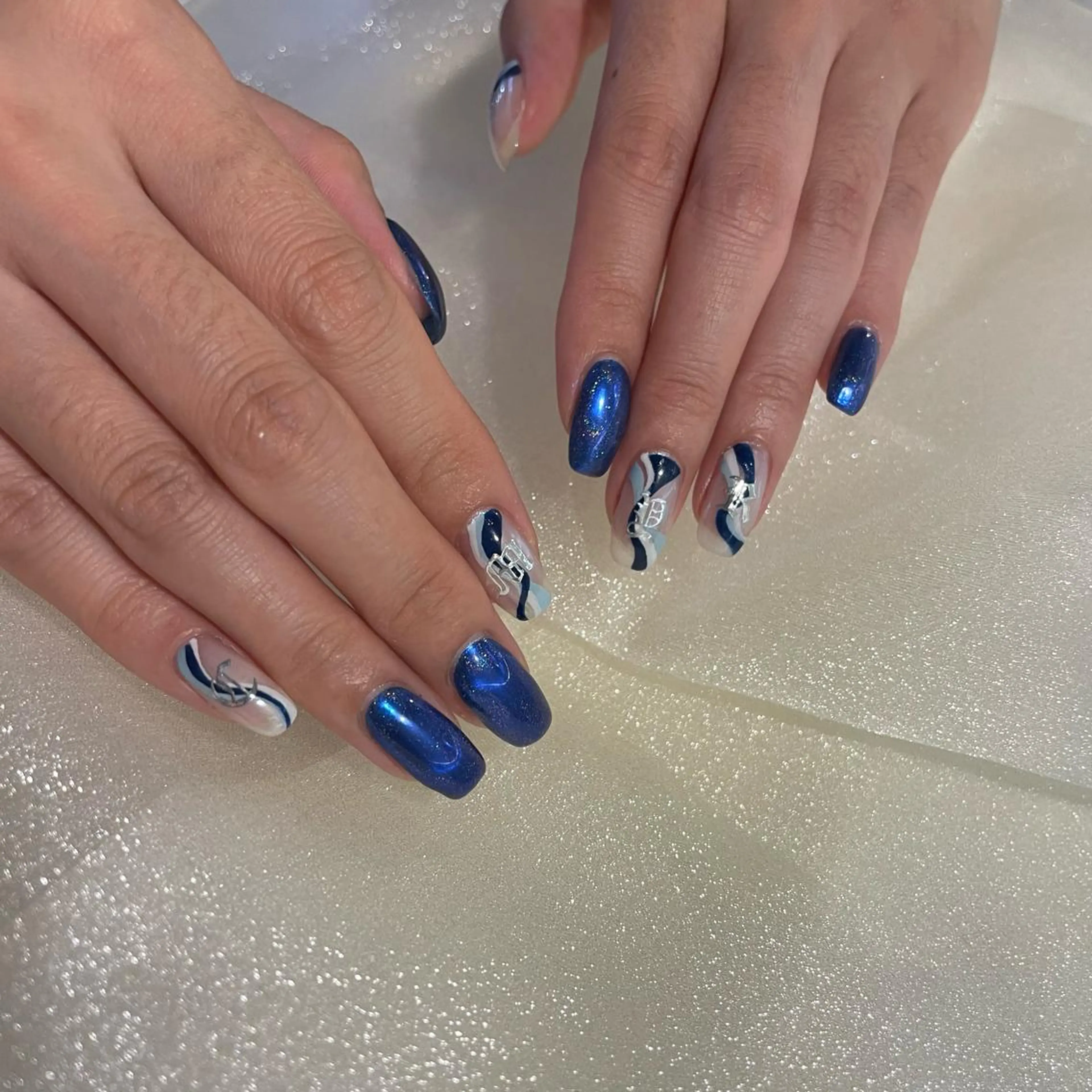 ネイル ゆびのさき所属・shiho /Petillantのネイルデザイン