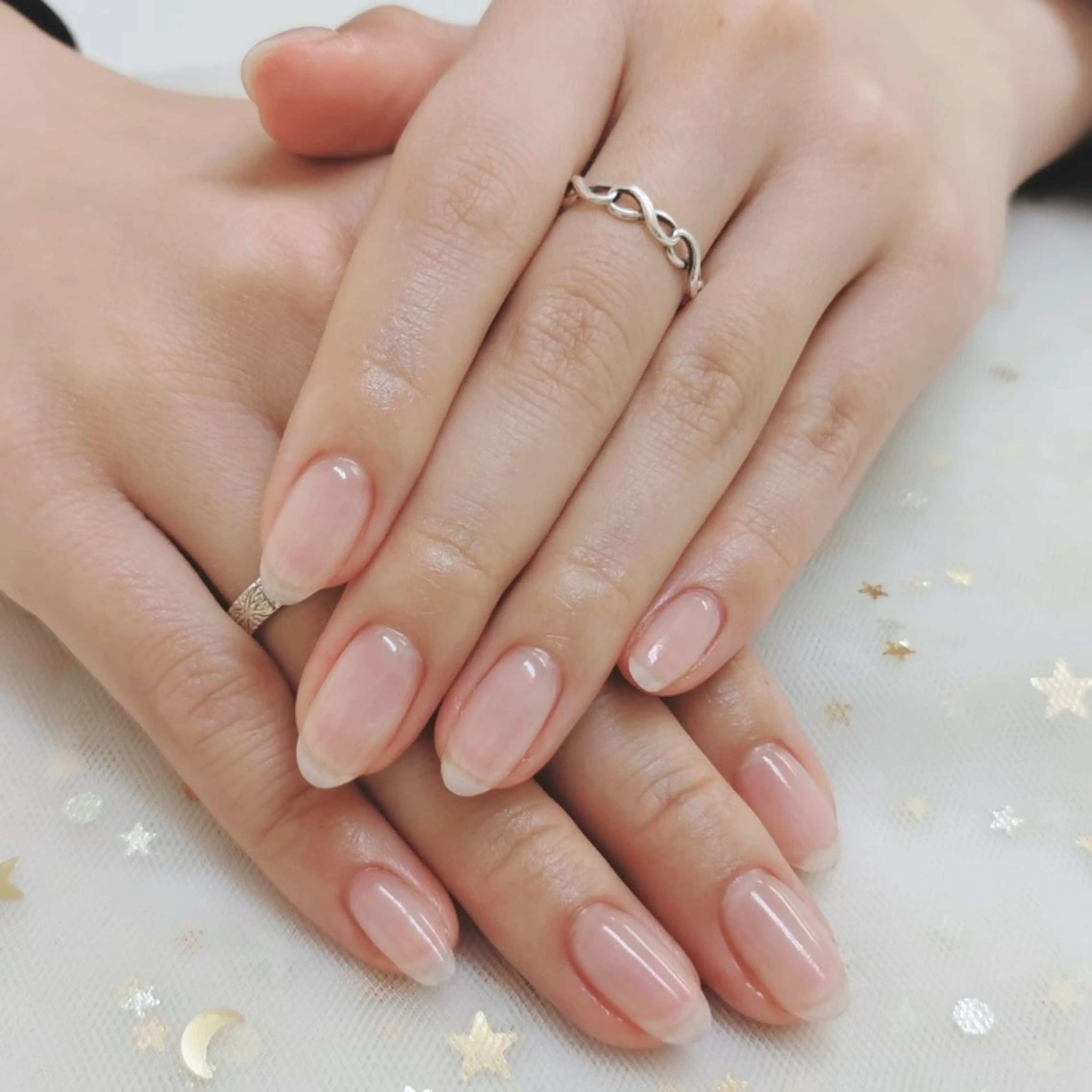 ネイル クリアネイル 上福岡 らんらんのネイルデザイン