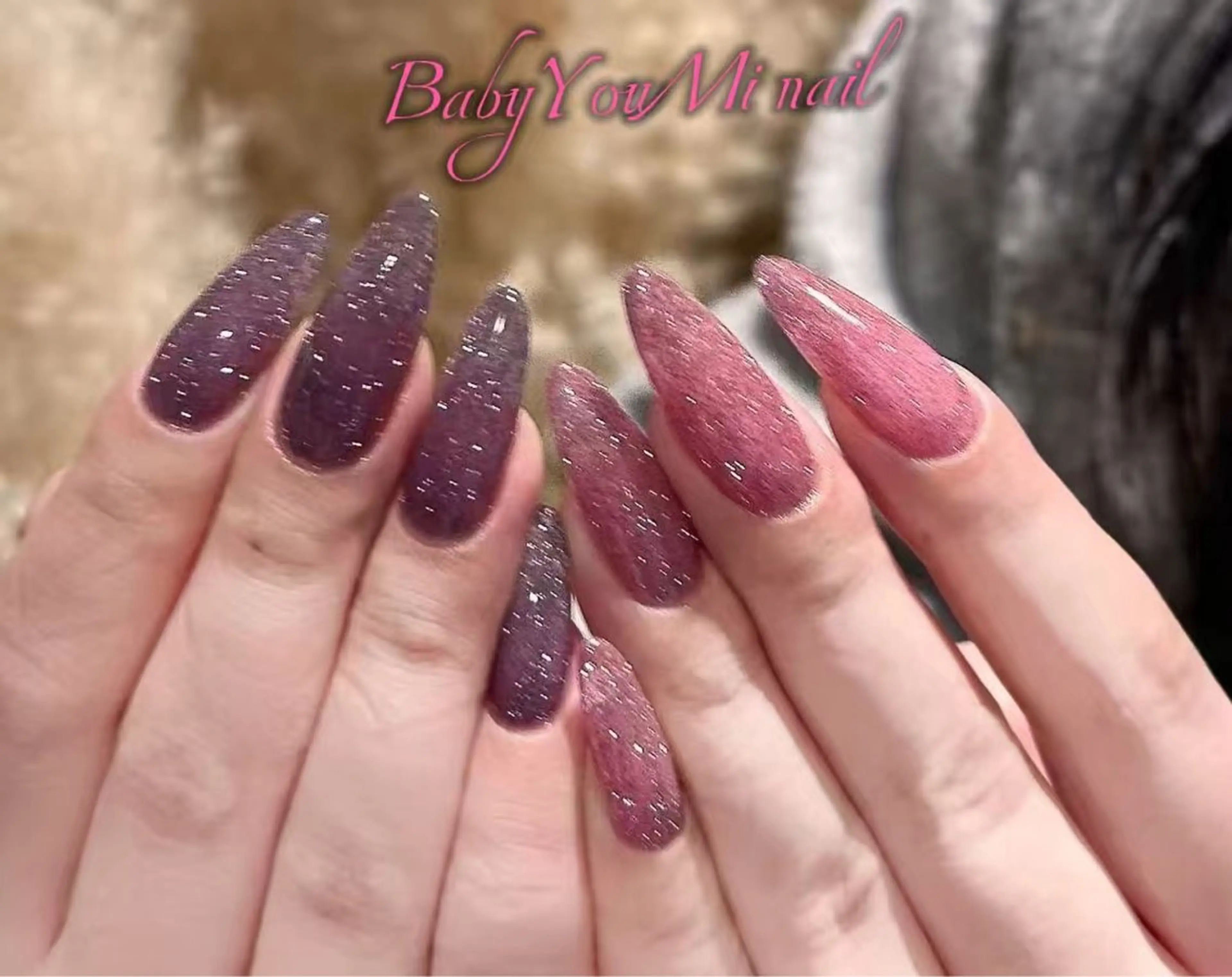 ネイル オーロラネイル 成人式 フットネイル フレンチネイル ジェルネイル ハンドネイル 相沢 さやかのネイルデザイン