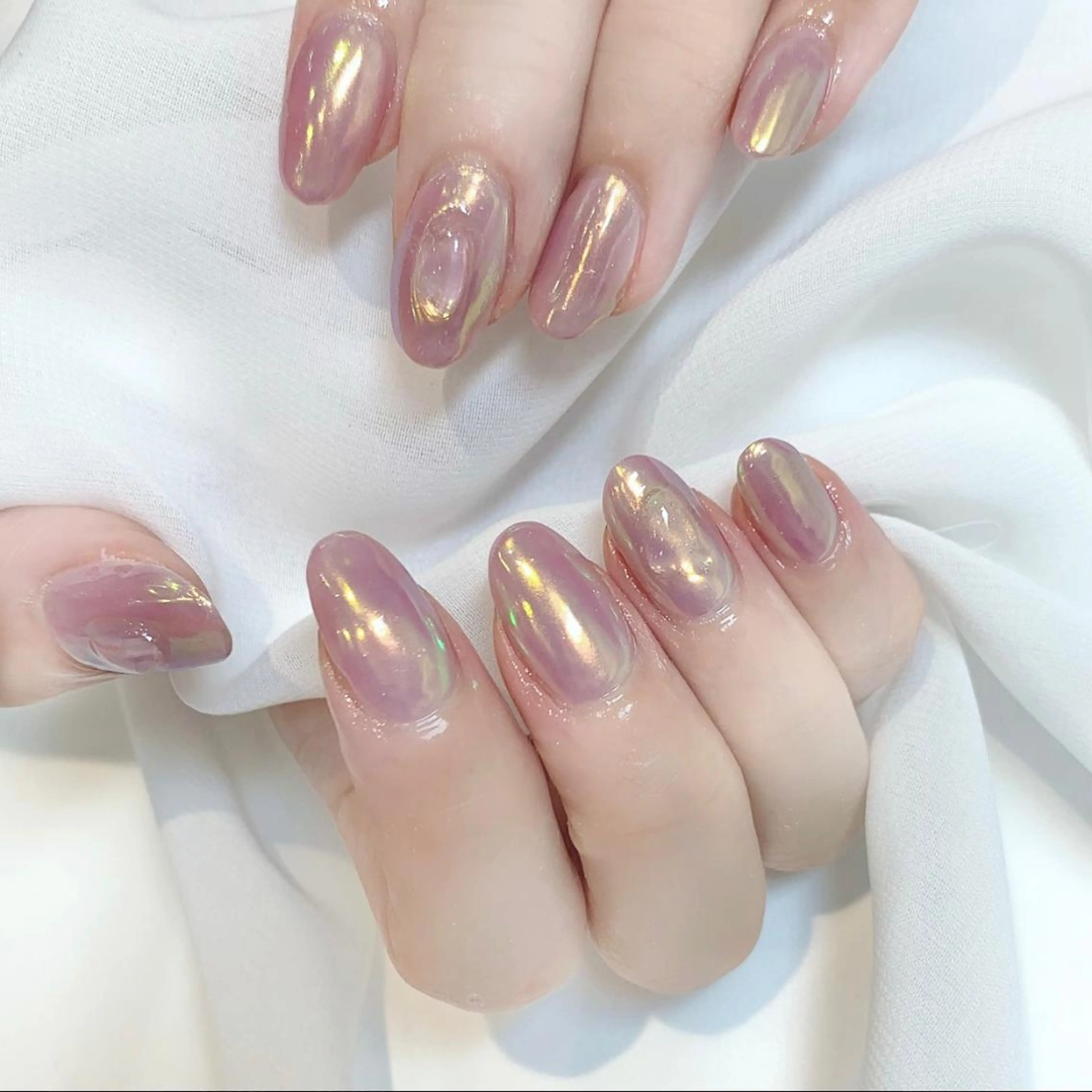 ネイル オーロラネイル Kanon 🤍のネイルデザイン