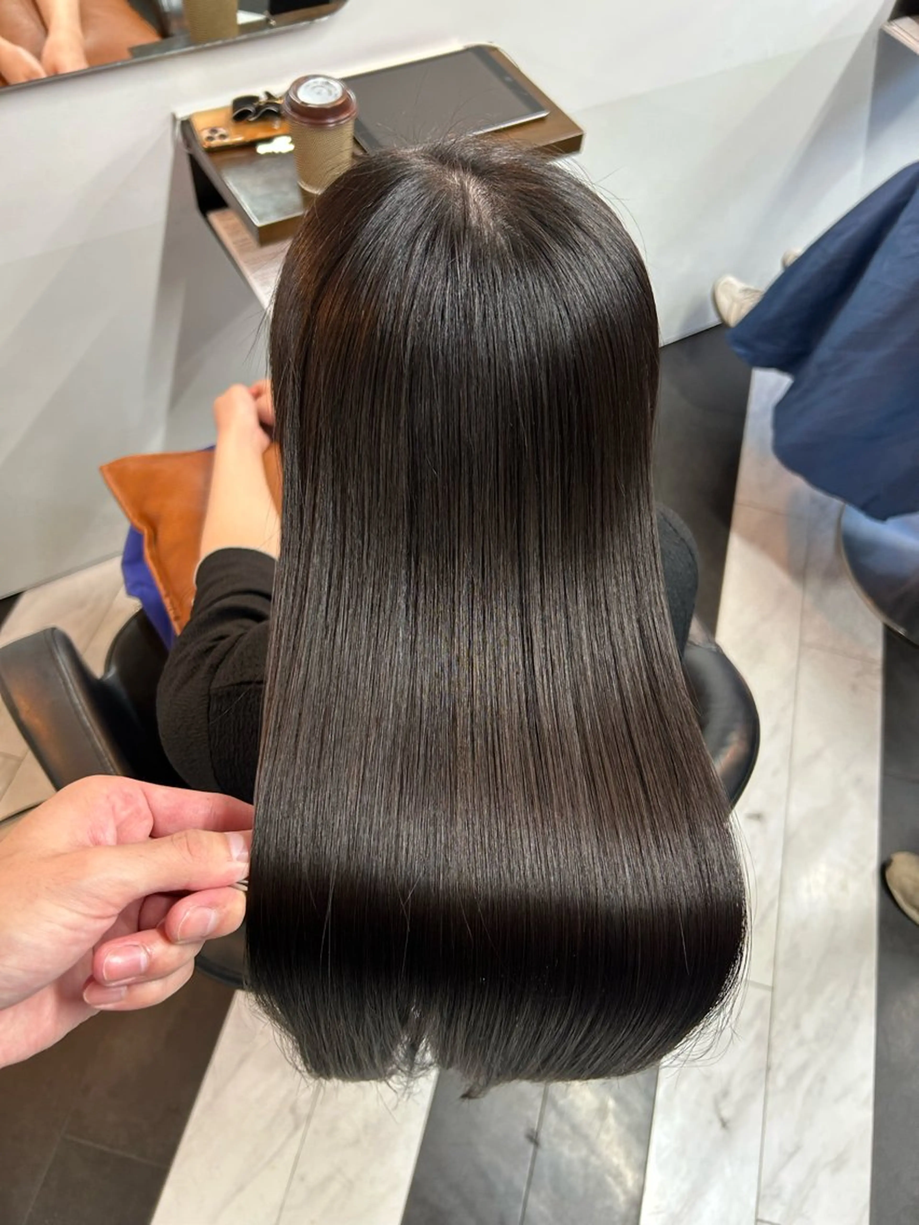 ロング カラー パーマ 圧倒的髪質改善 ✂︎飯島悠介のヘアスタイル