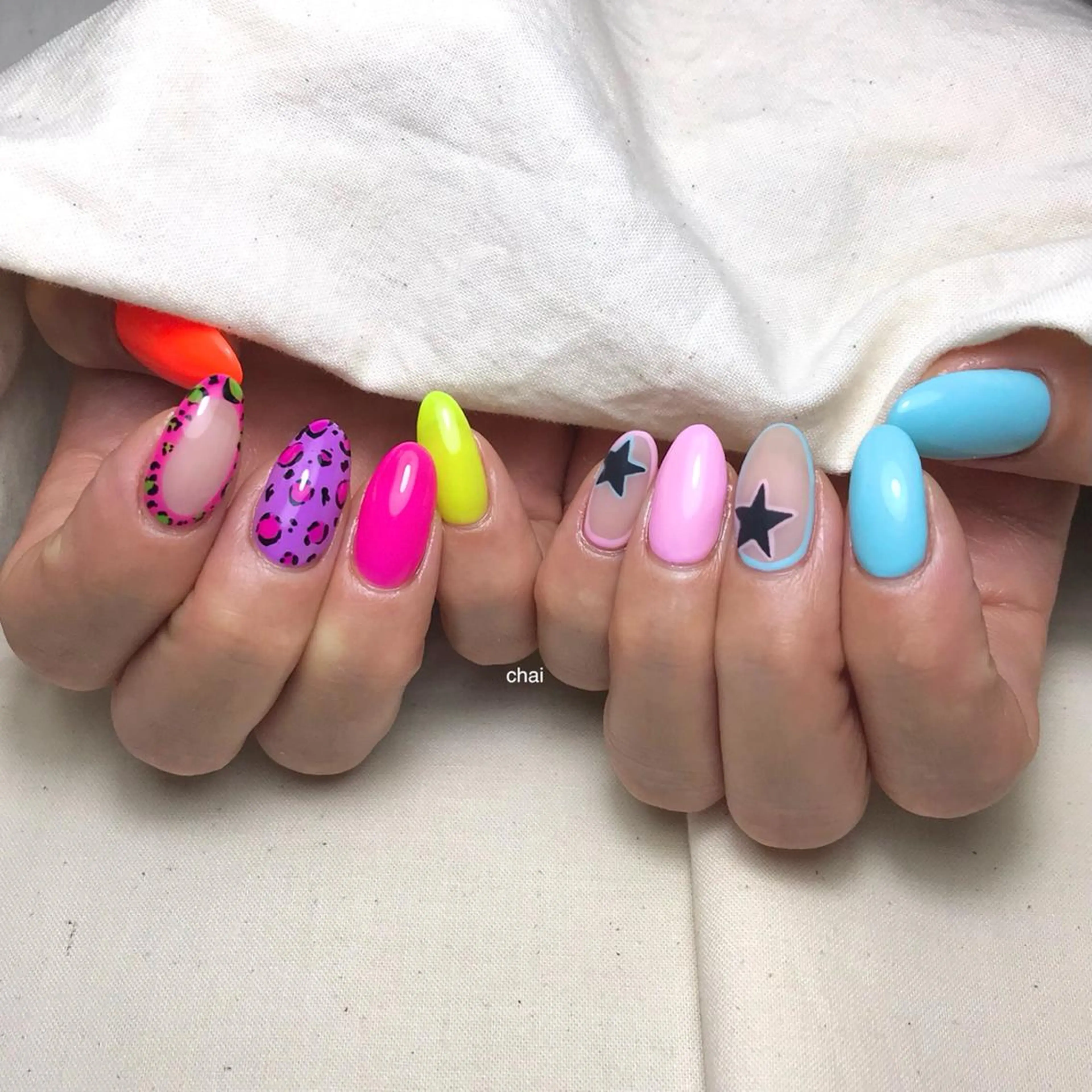 ネイル アニマル柄 ハンドネイル 💅 Ai.のネイルデザイン