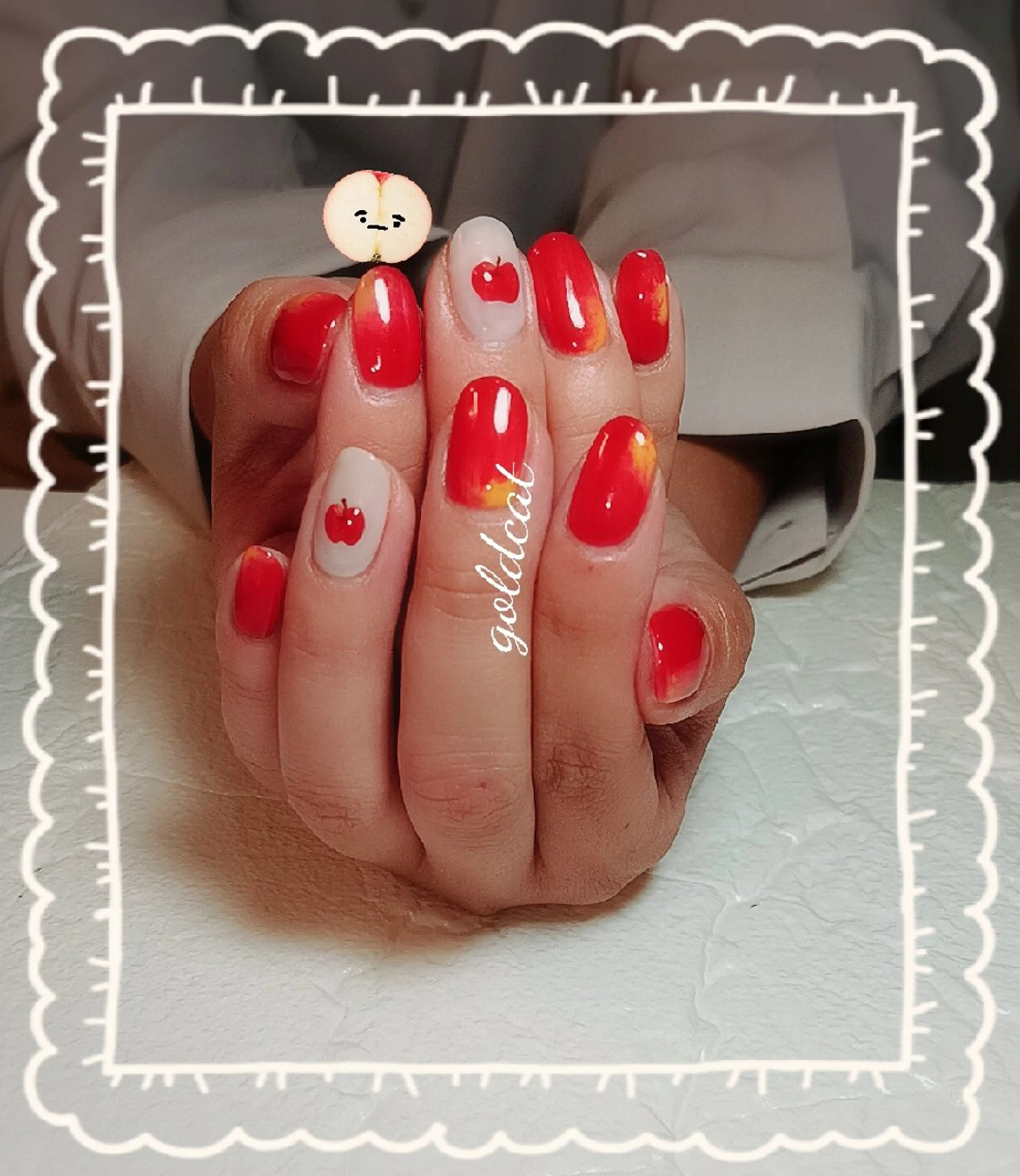 ネイル アートネイル ぷっくりネイル salon✡ goldcatのネイルデザイン