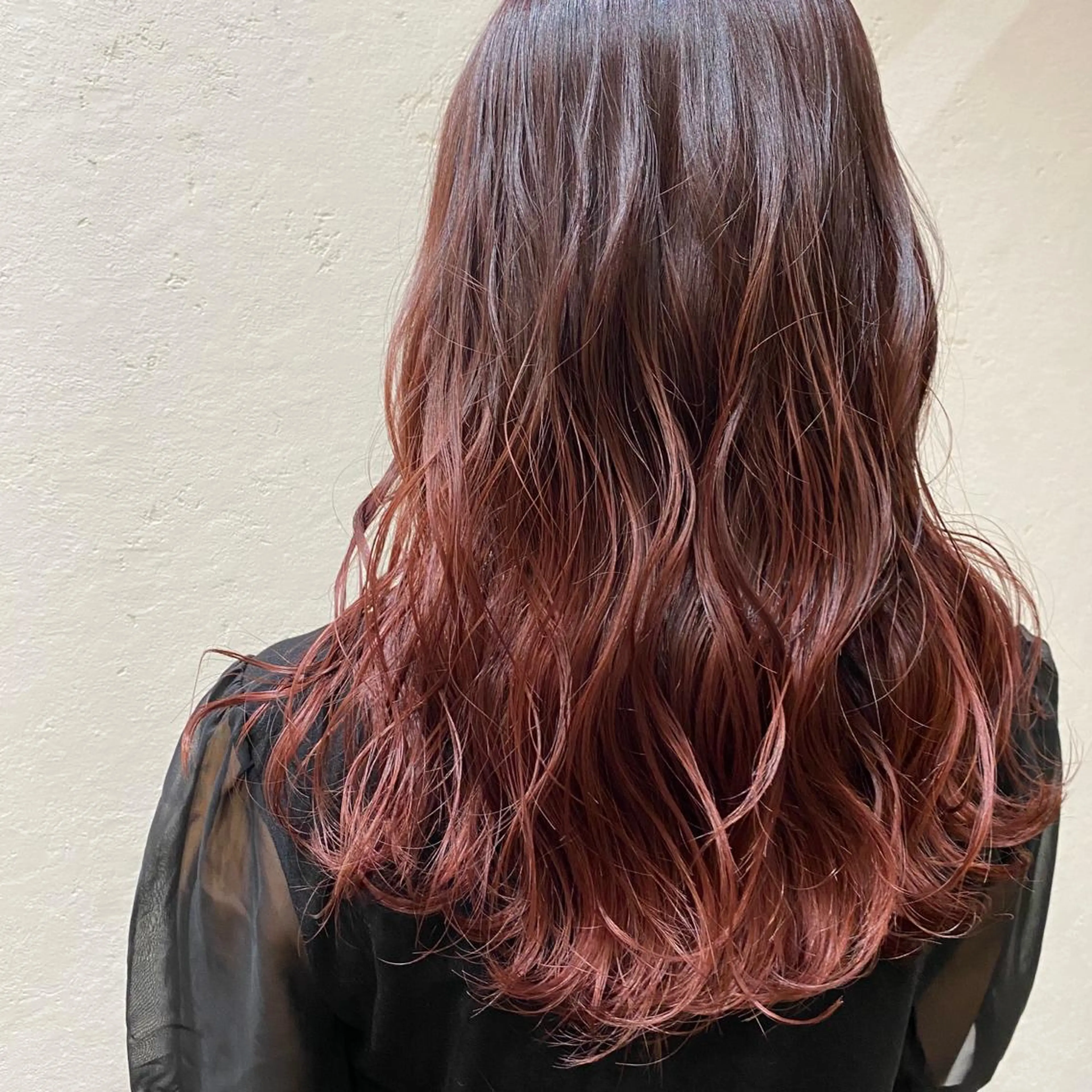 セミロング カラー mina .のヘアスタイル