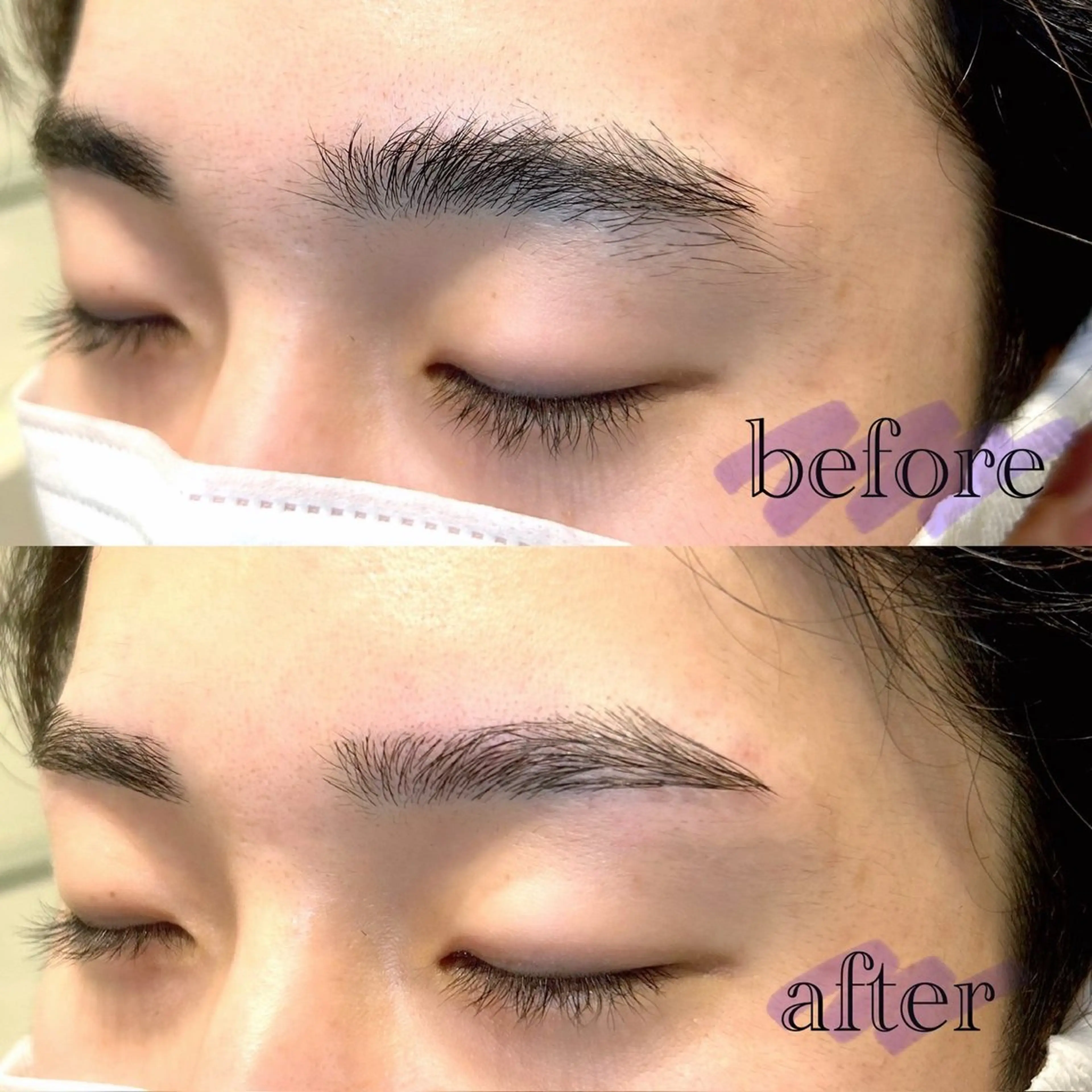 メンズ アイブロウ Eyelash Salon Blanc～まつげエクステと眉の専門美容室～名古屋パルコ店所属・名古屋PARCO 成澤遥香の眉毛・アイブロウイメージ