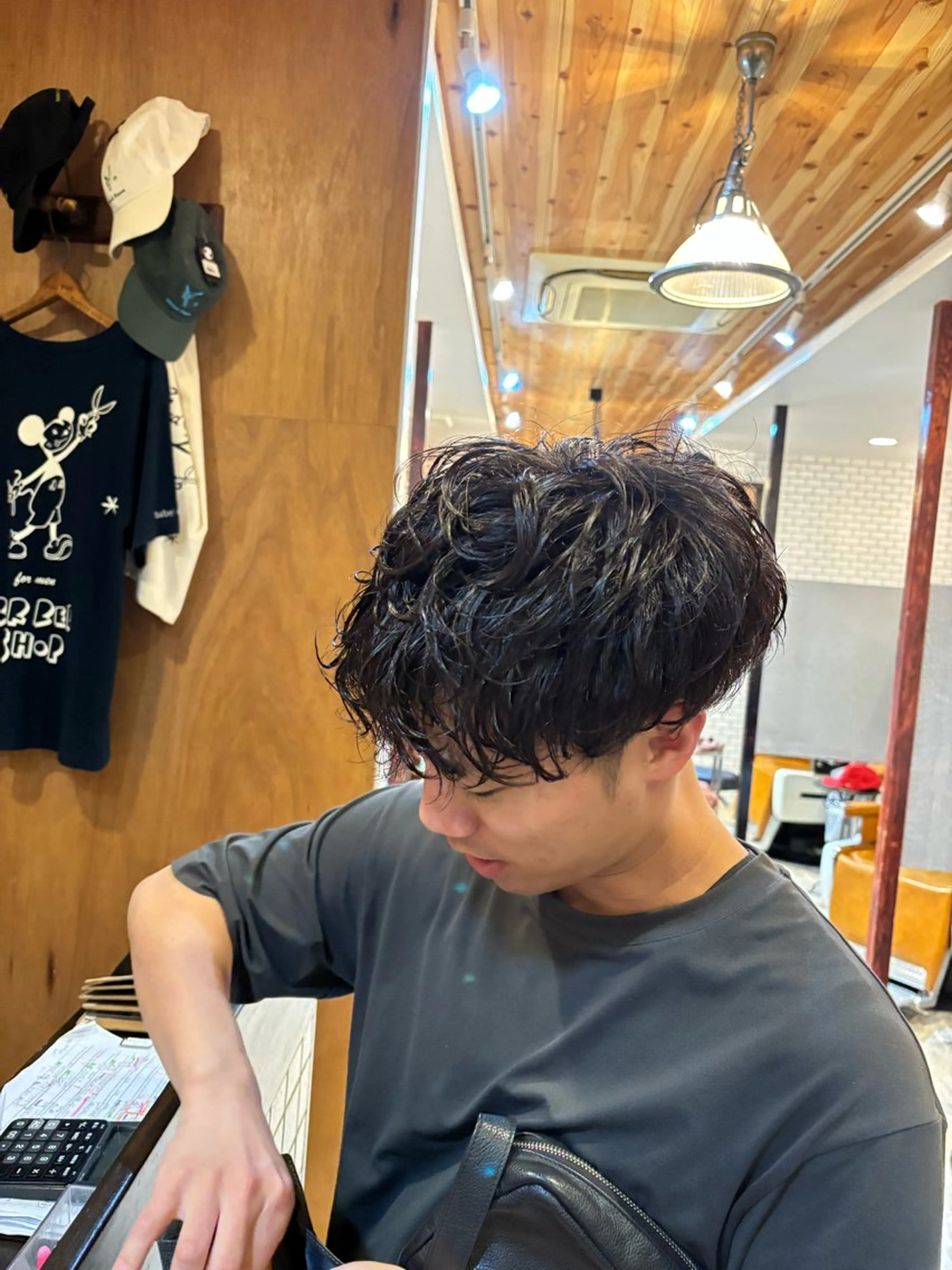 ショート パーマ メンズ メンズパーマ カット パーマ barber シュンのその他イメージ