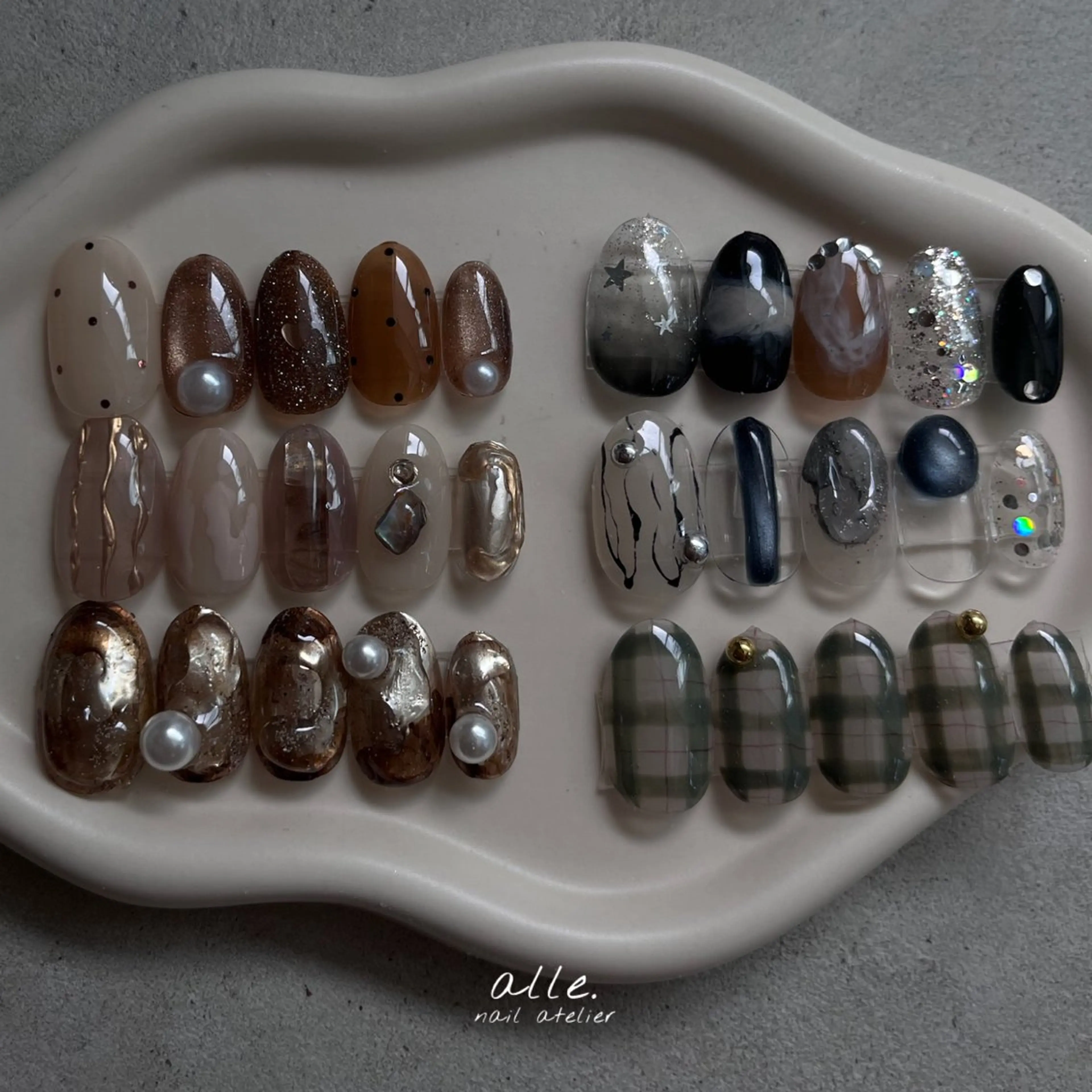 ネイル ハンドネイル atelier alle.のネイルデザイン