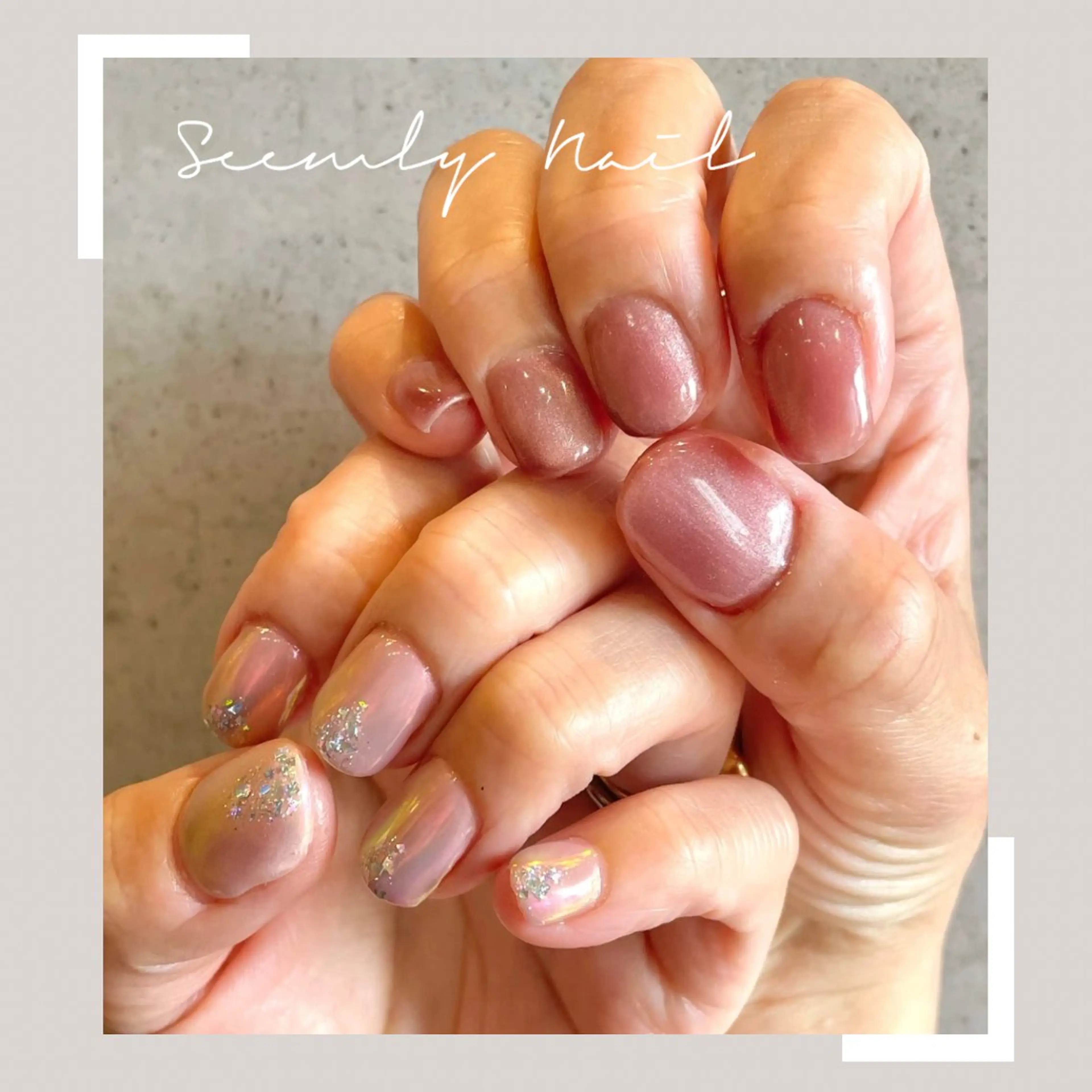 ネイル Seemly 千田町店所属・フラワーパラジェル 🌸シームリーエミのネイルデザイン