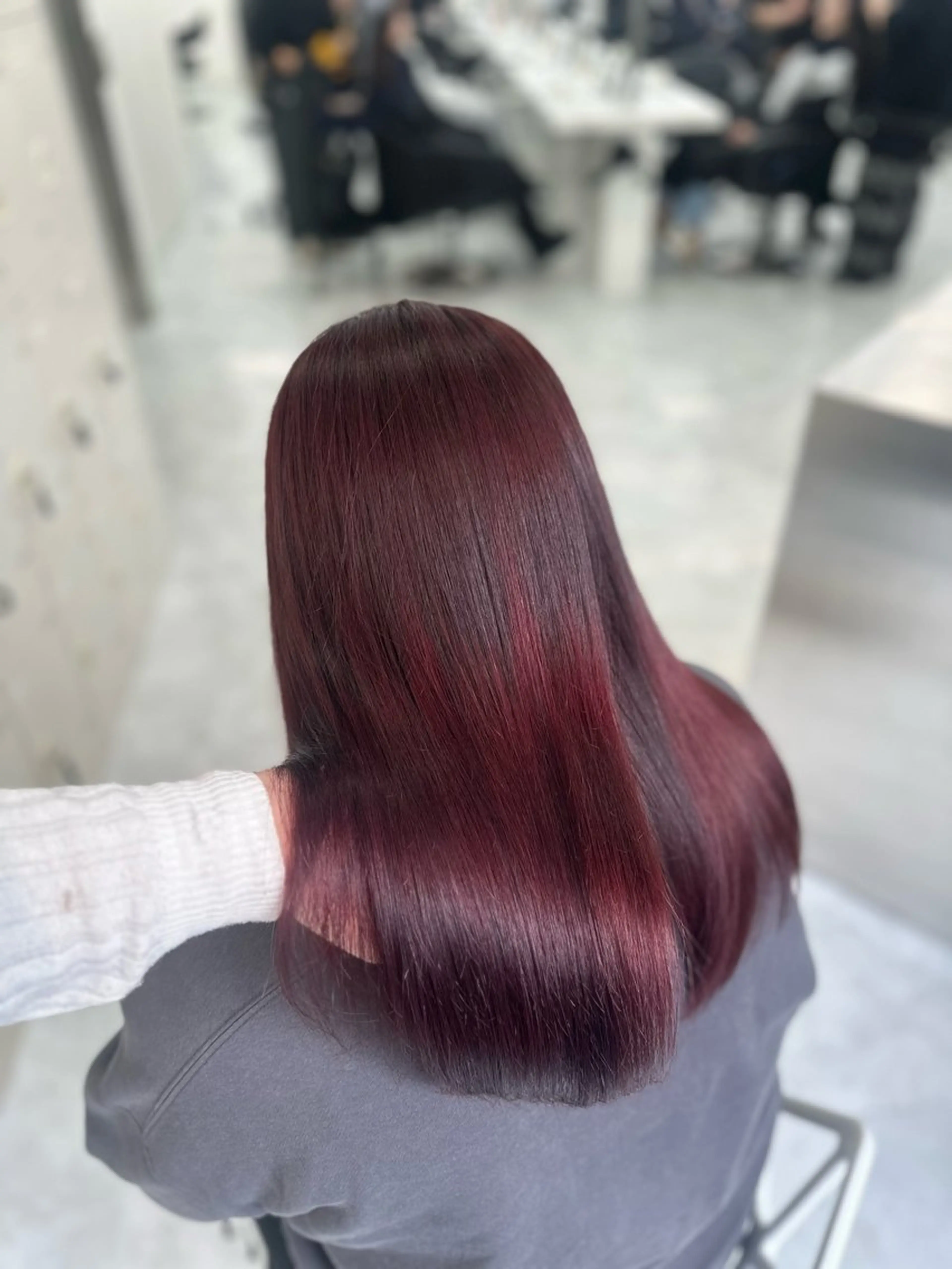 ロング カラー mina/暖色カラー 🥀韓国風カット🥀のヘアスタイル