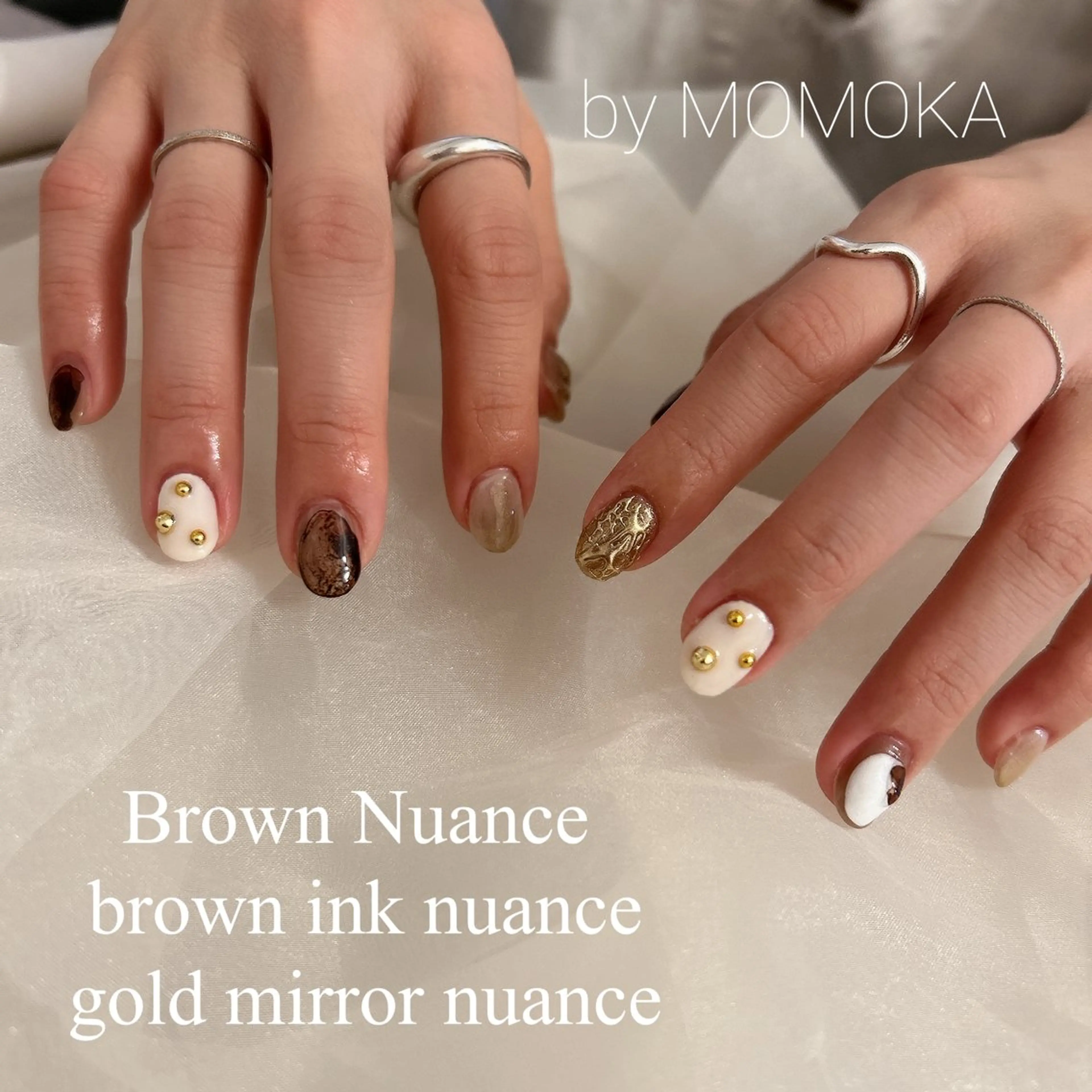 ネイル ニュアンスネイル ハンドネイル momoka_nails所属・Momo Nailsのネイルデザイン