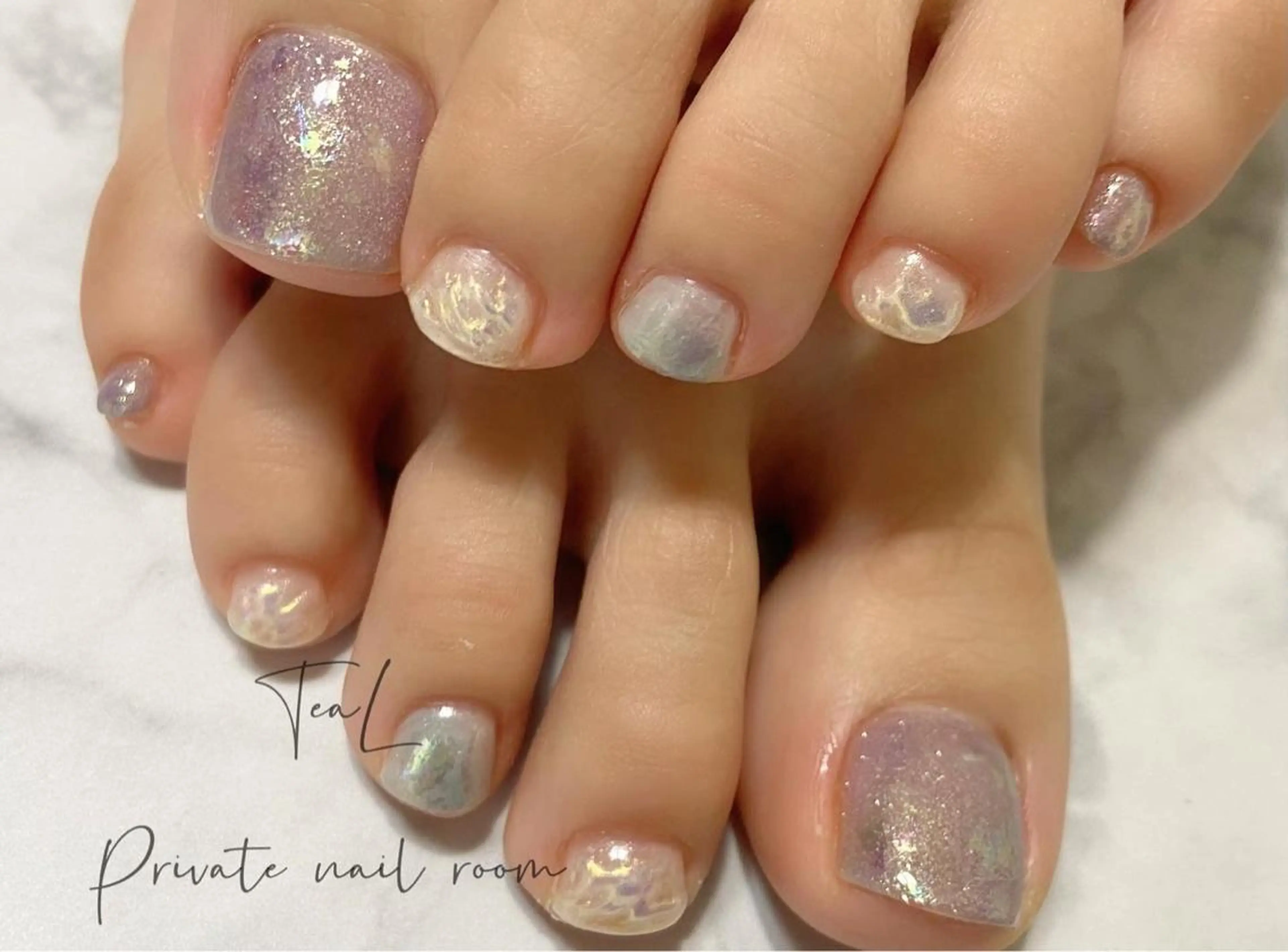 ネイル フットネイル TeaL nailのネイルデザイン