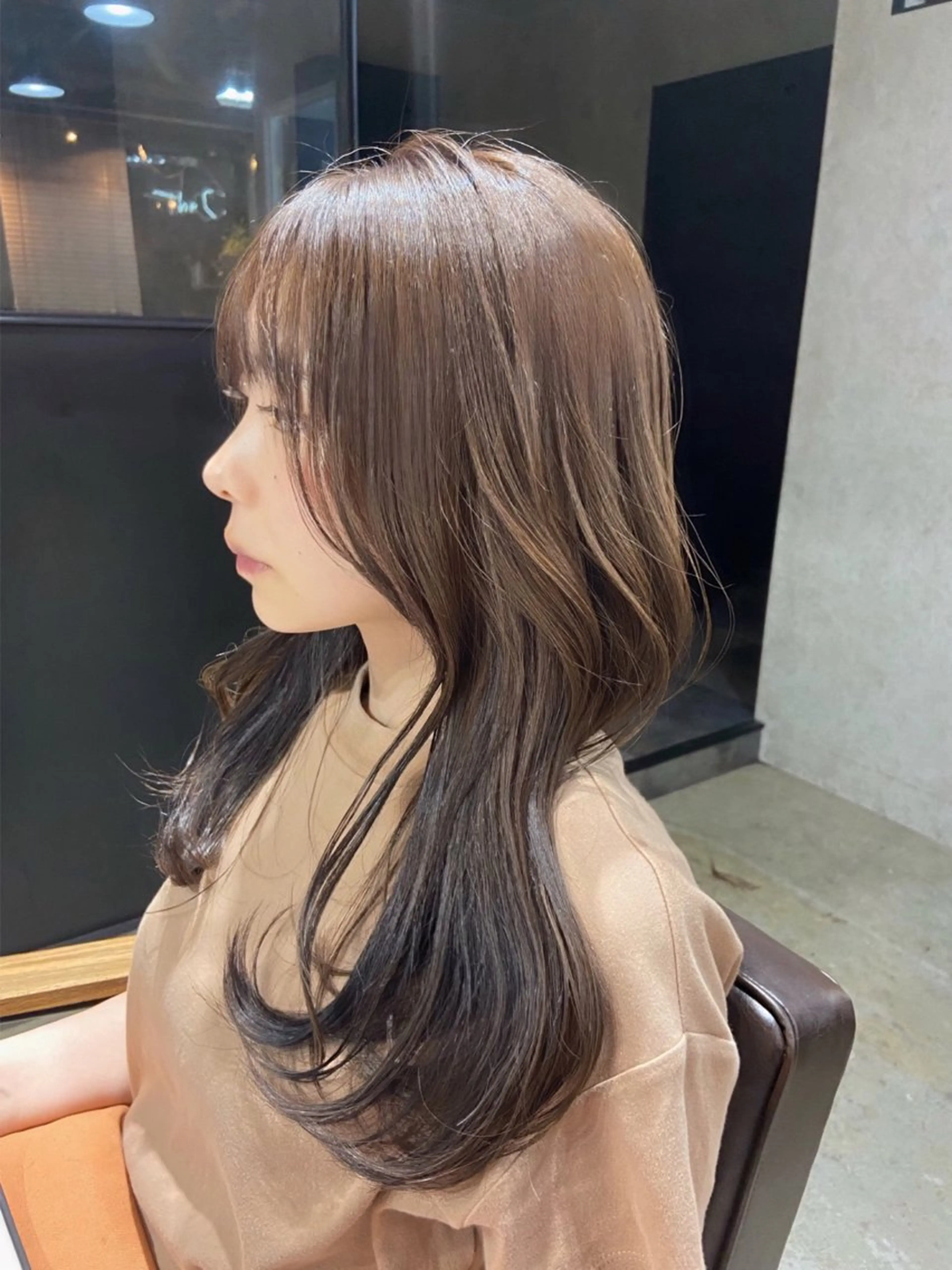 ロング カラー ハイトーンカラー the C ayuのヘアスタイル
