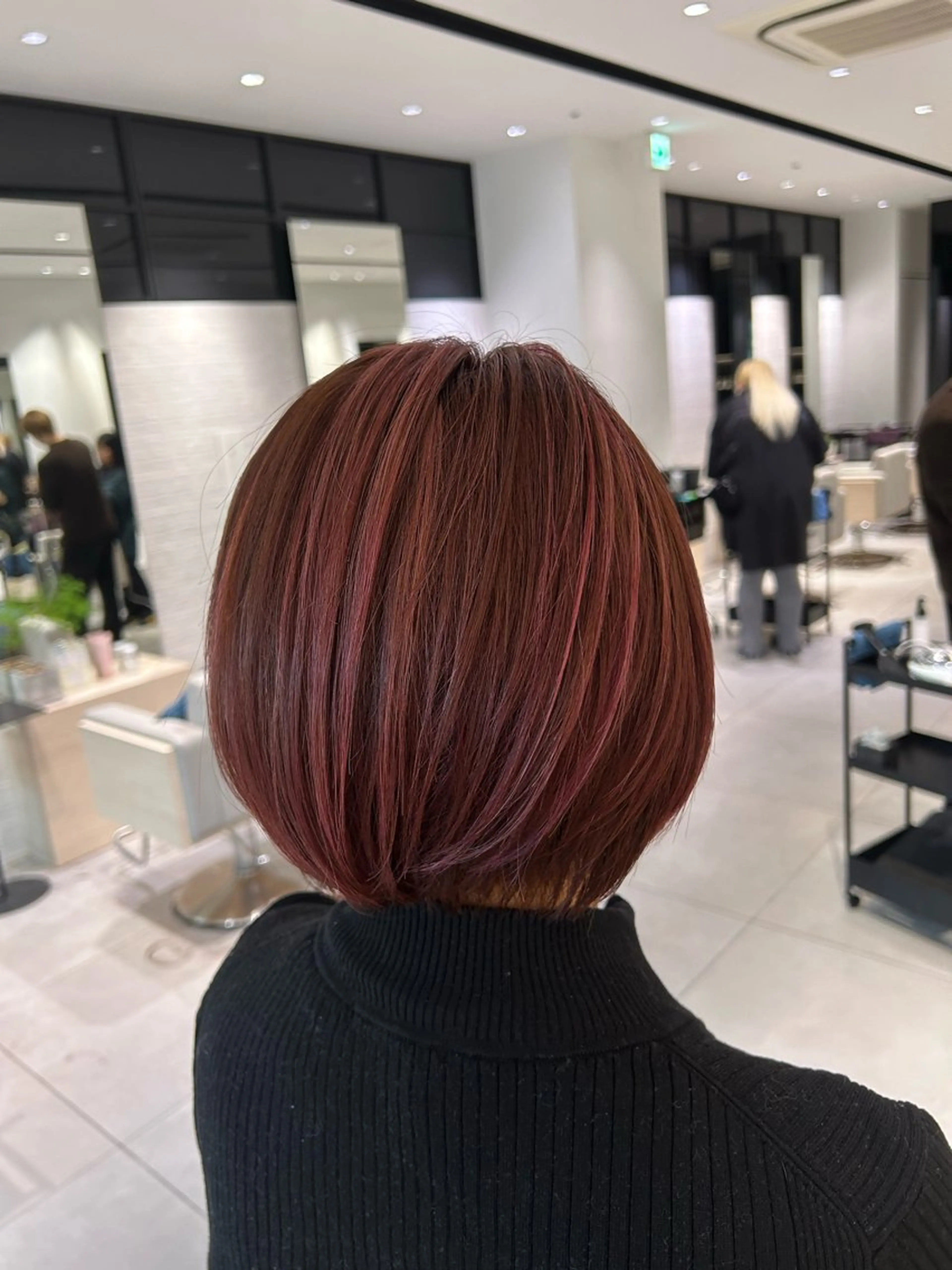 ショート ヘアカラー 艶カラーリスト 🌈銀座🌈牛込萌香のヘアスタイル