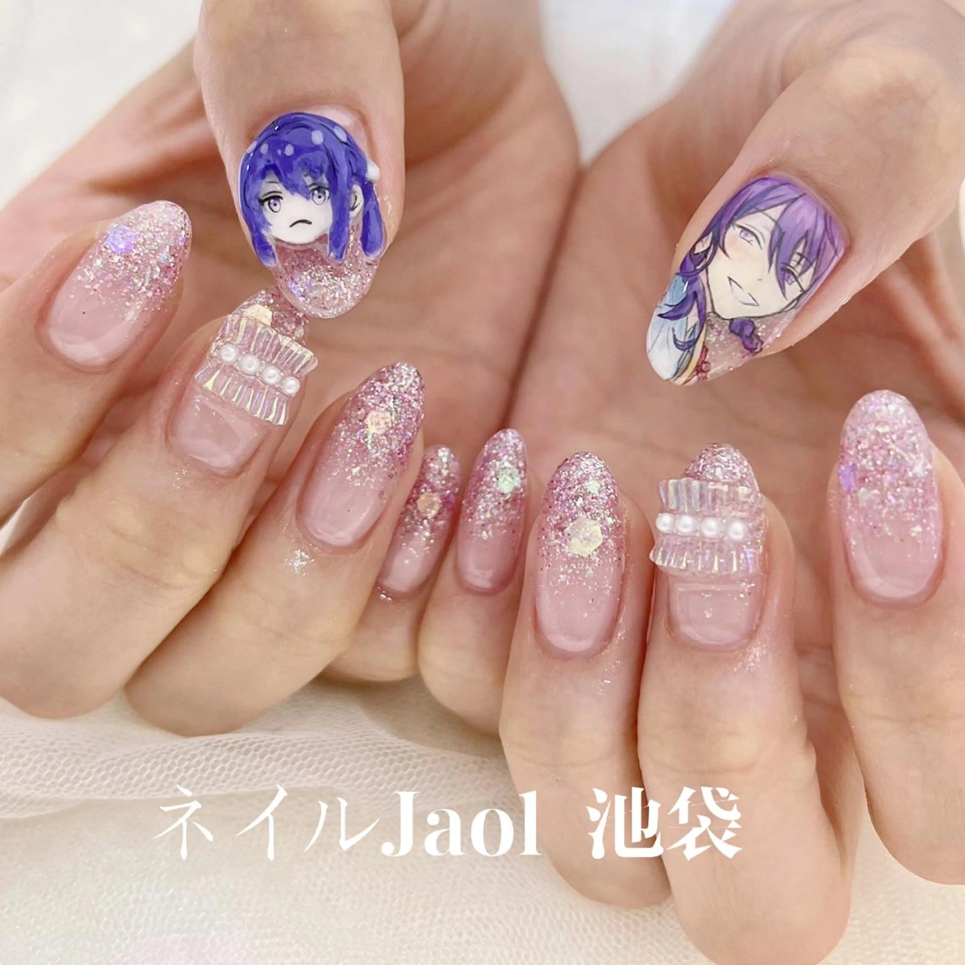 ミディアム nail jaol池袋店所属・ネイルJaol 池袋のネイルデザイン
