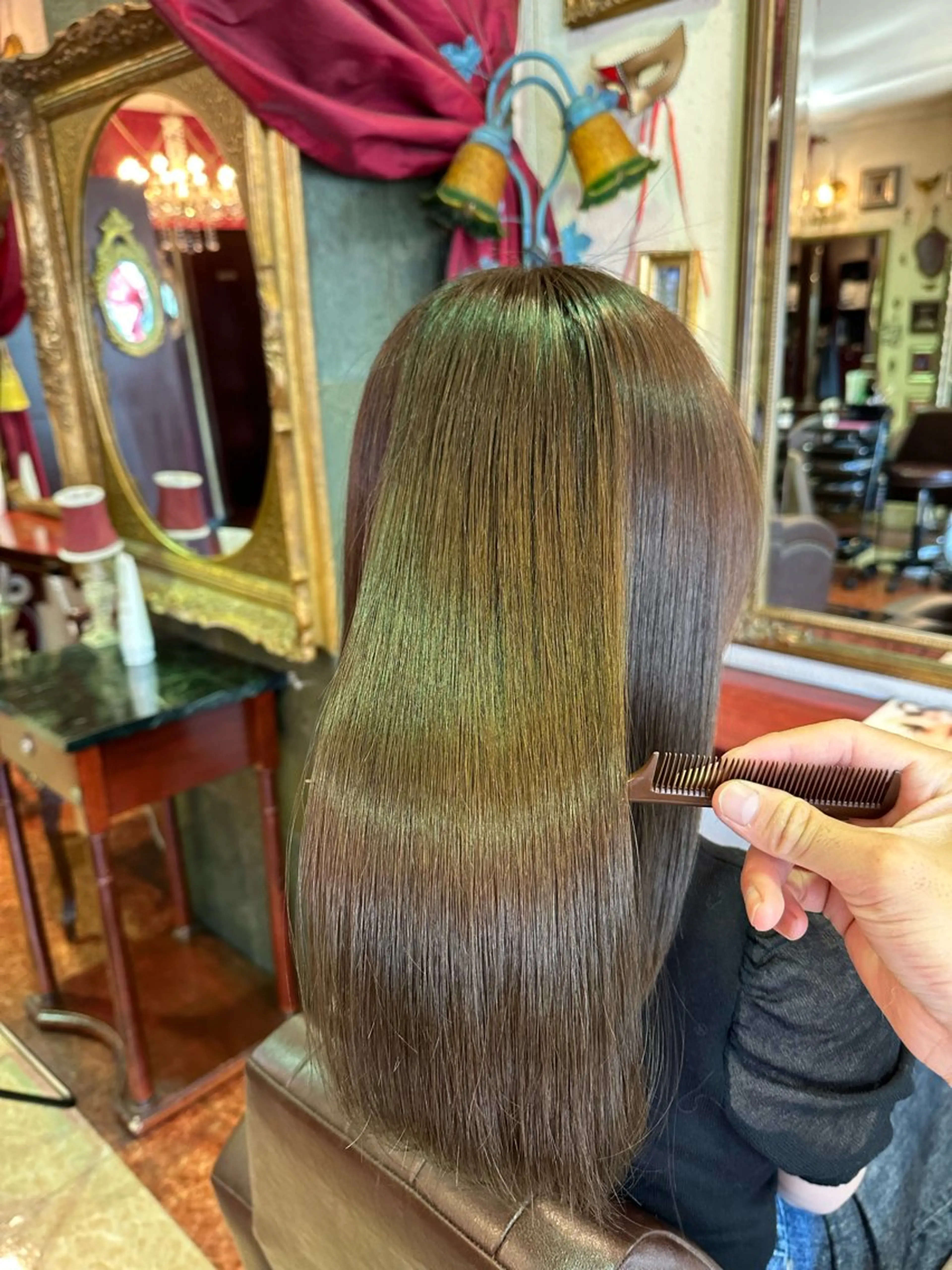 セミロング 【レイヤー/韓国風 /髪質改善】RINのヘアスタイル