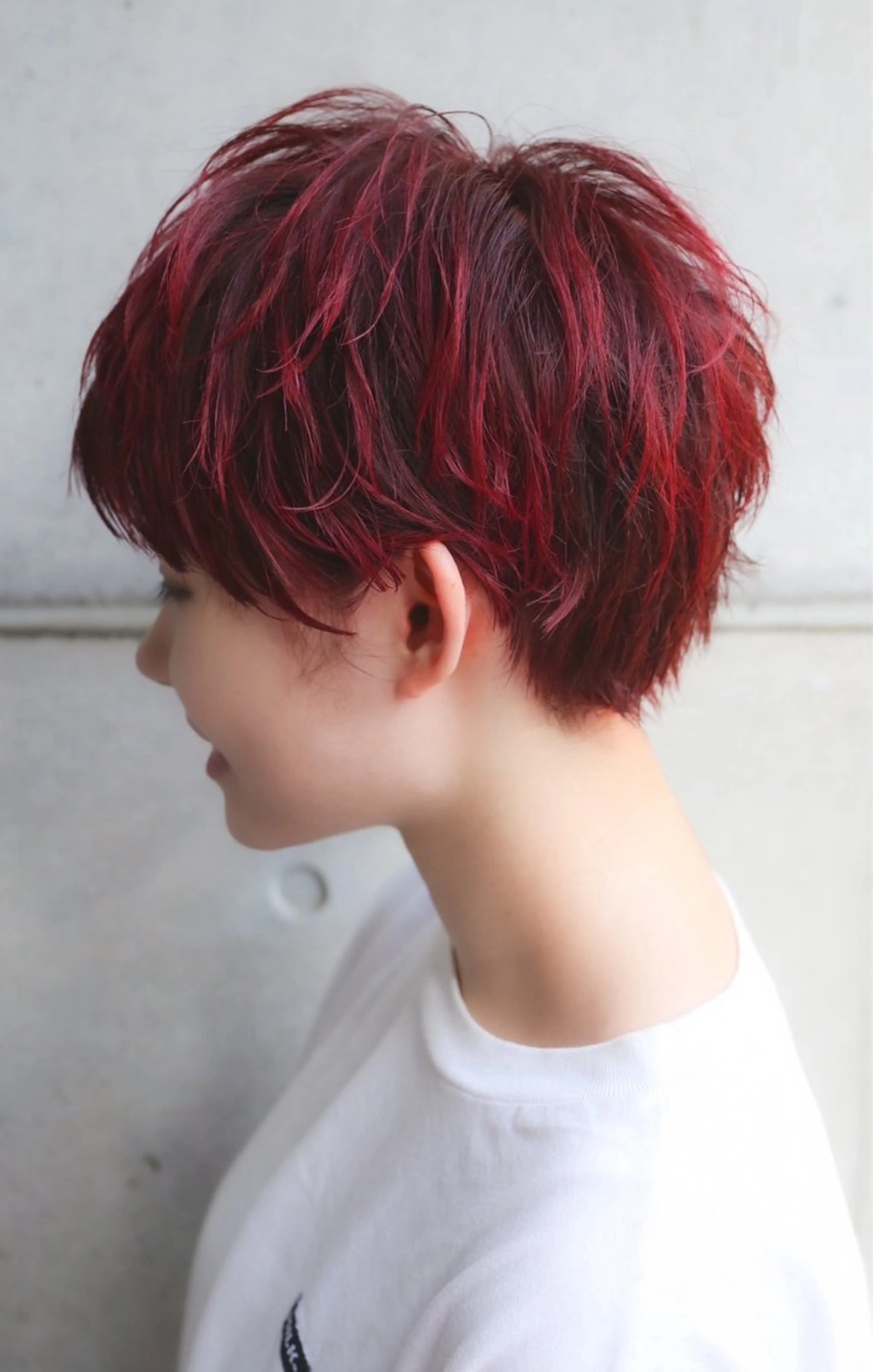 ショート カラー ヘアカラー トリートメント 髪質改善カラー /高山奈夕のヘアスタイル