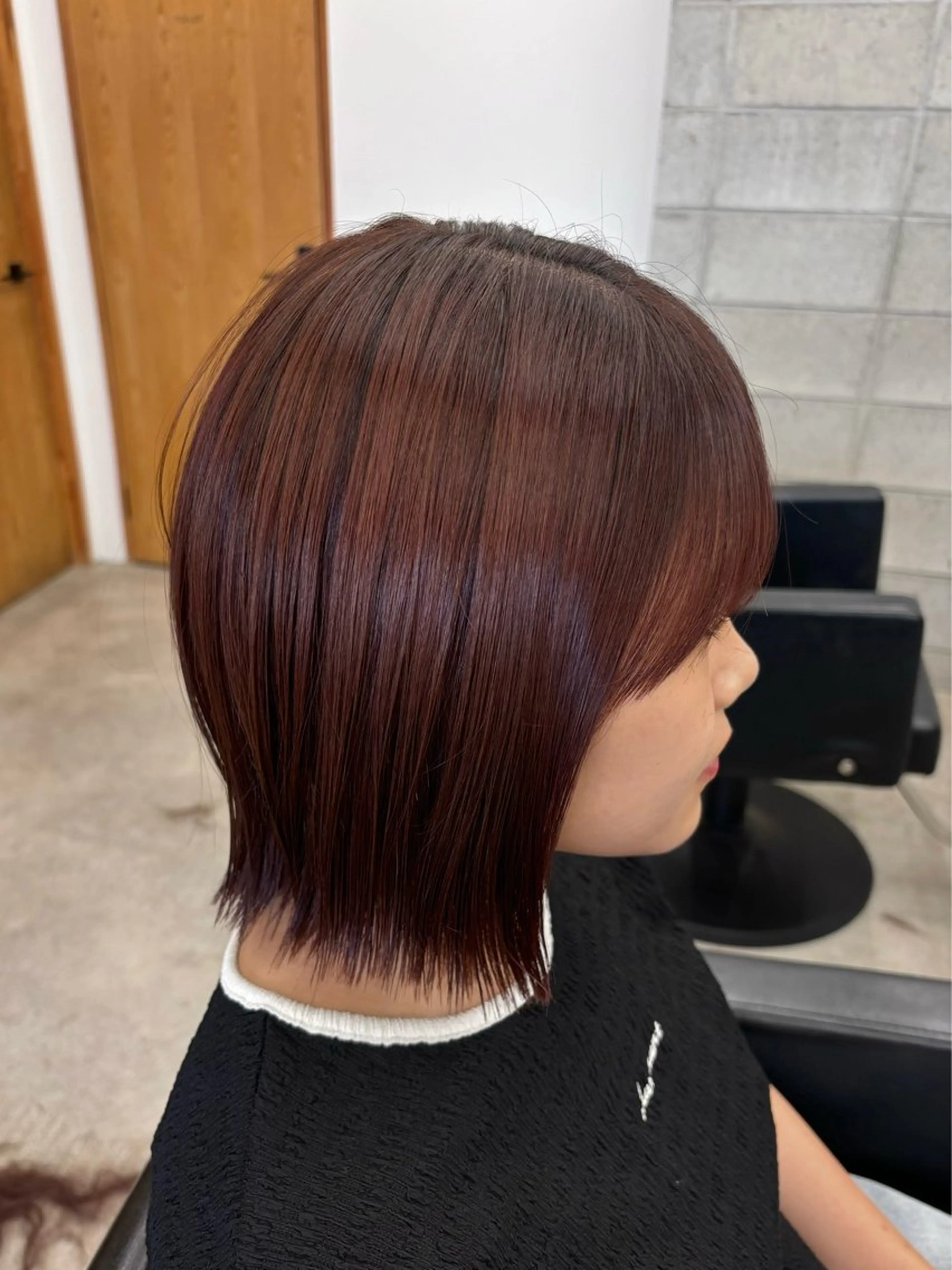 ミディアム カラー 松野 さくらのヘアスタイル