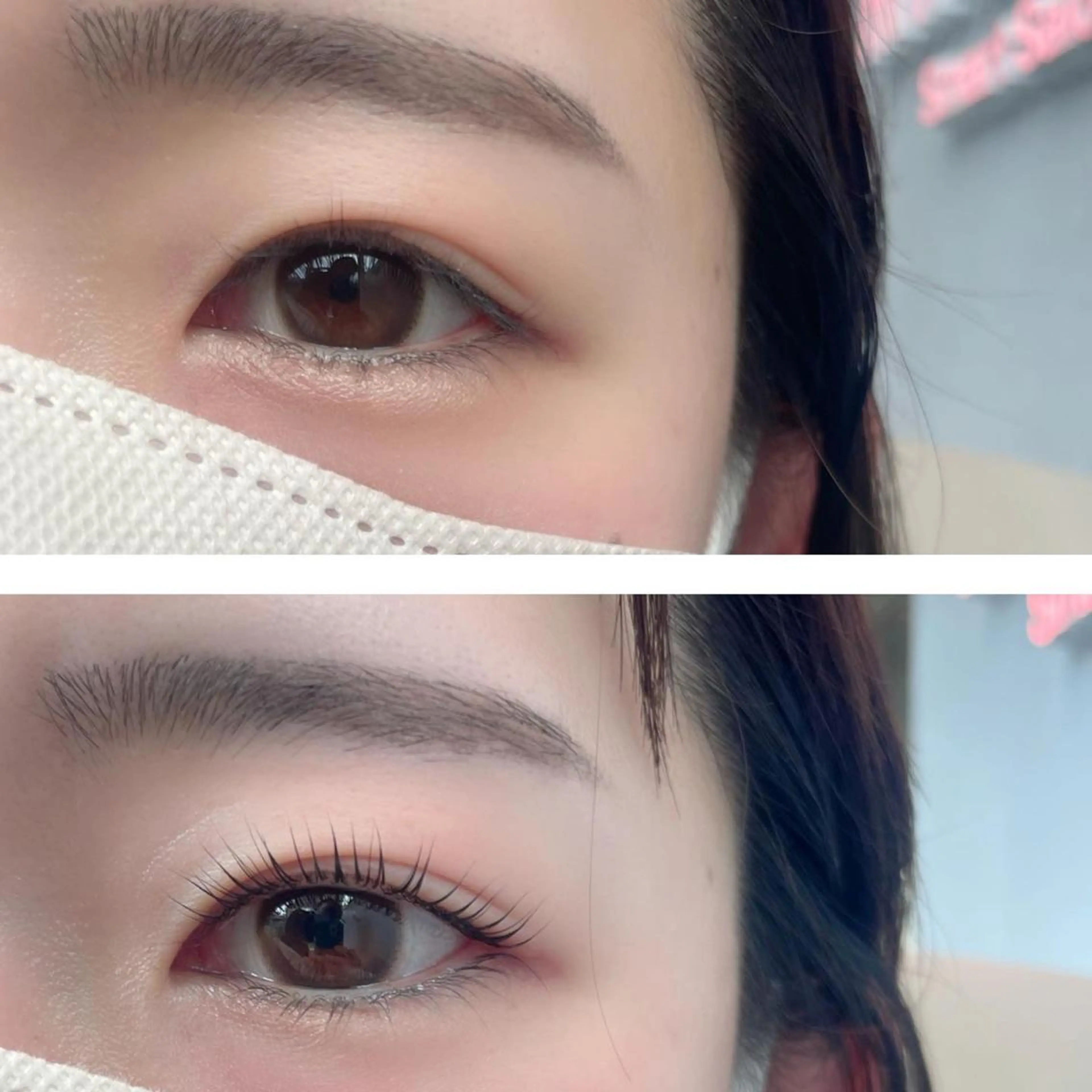 マツエク・マツパ 束感まつ毛 ミンク まつげパーマ マツパ MINX  men's　face所属・MINX eye トシジマ　ユキのマツエク・マツパデザイン