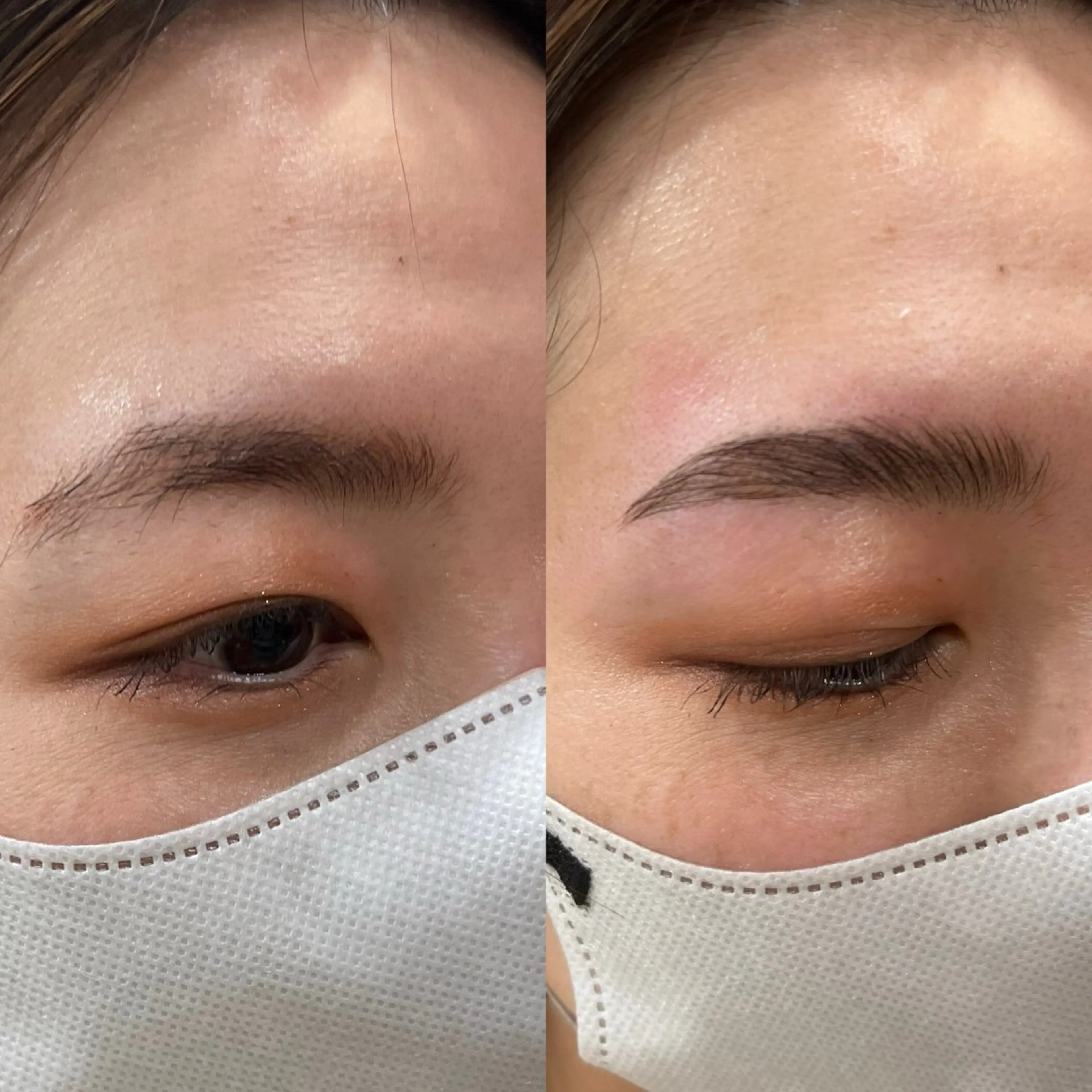 ハリウッドブロウリフト　ワックス脱毛の写真