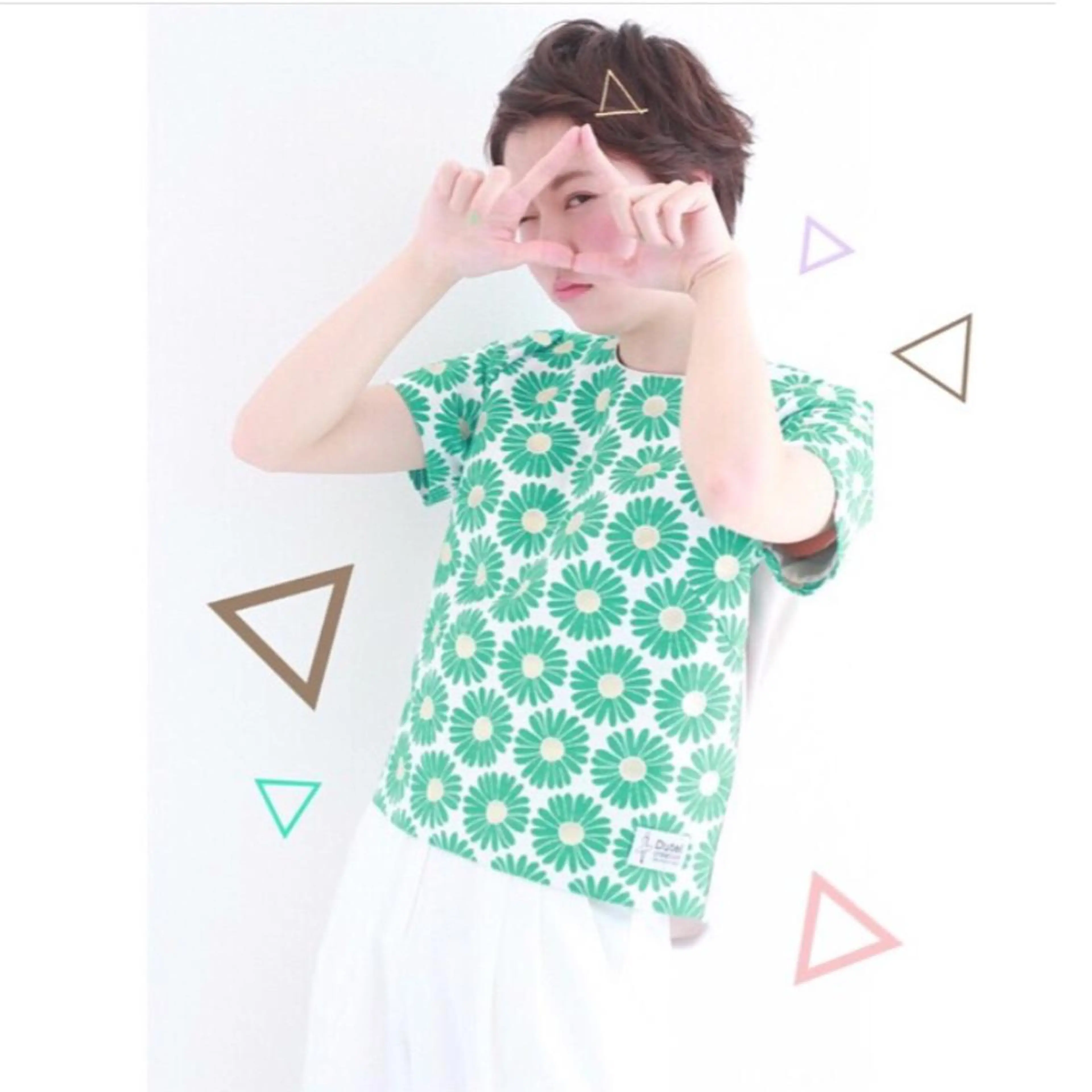 ショート ヘアアレンジ ショートヘア カット 高木 麻知子のヘアスタイル