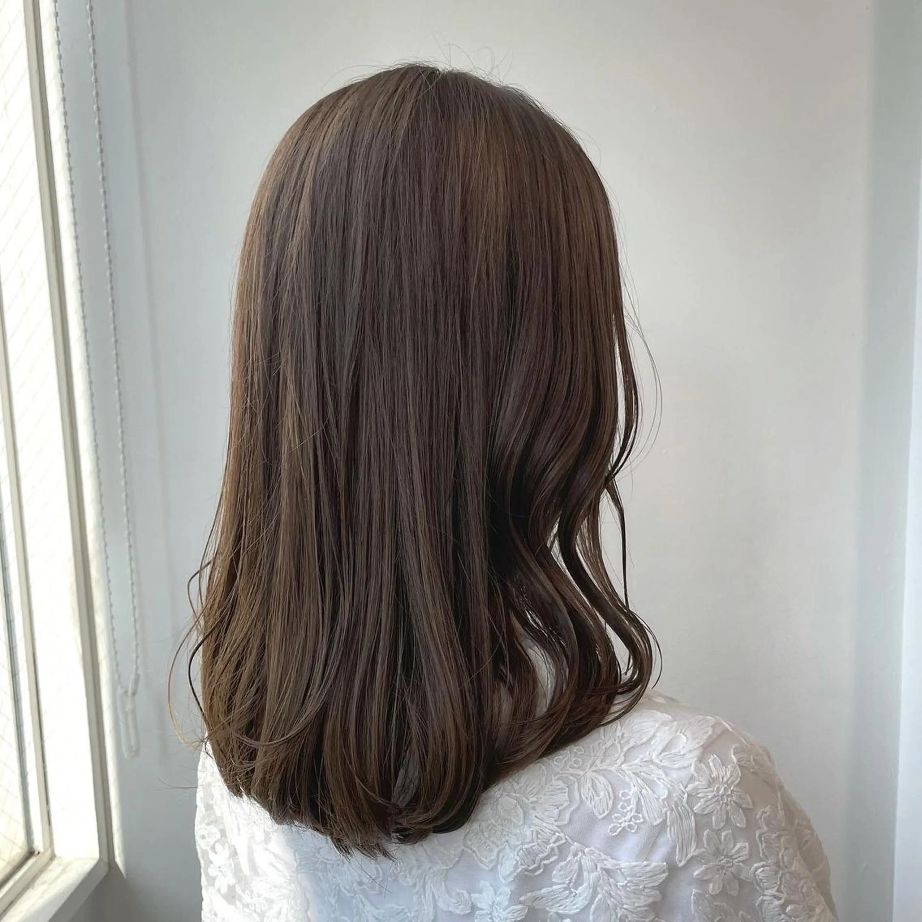 ミディアム トレンドモテカラー 🩷色落ちまで可愛くのヘアスタイル