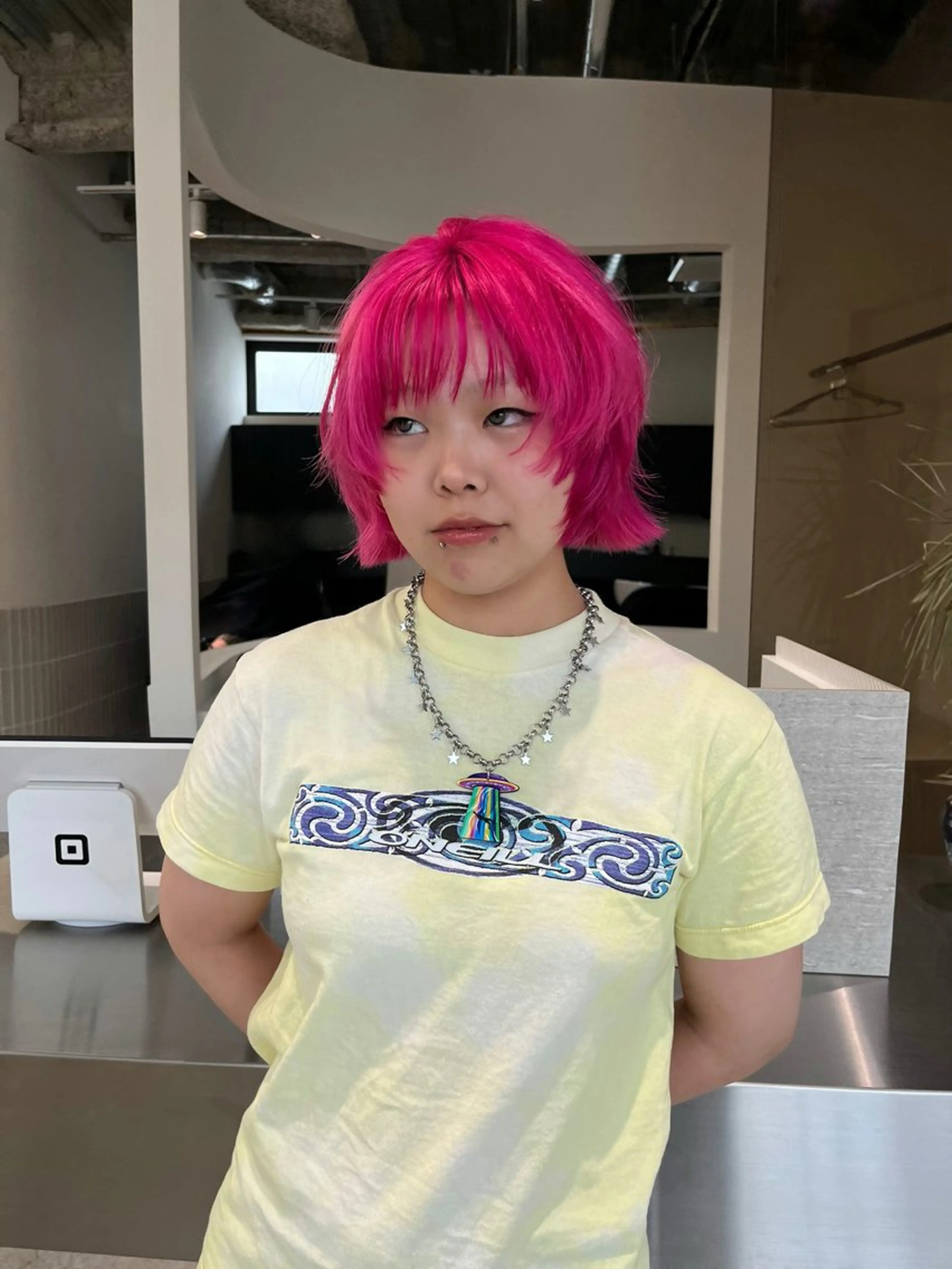 ショート ボブレイヤー ボブ レイヤーカット Coco／stén ／原宿のヘアスタイル